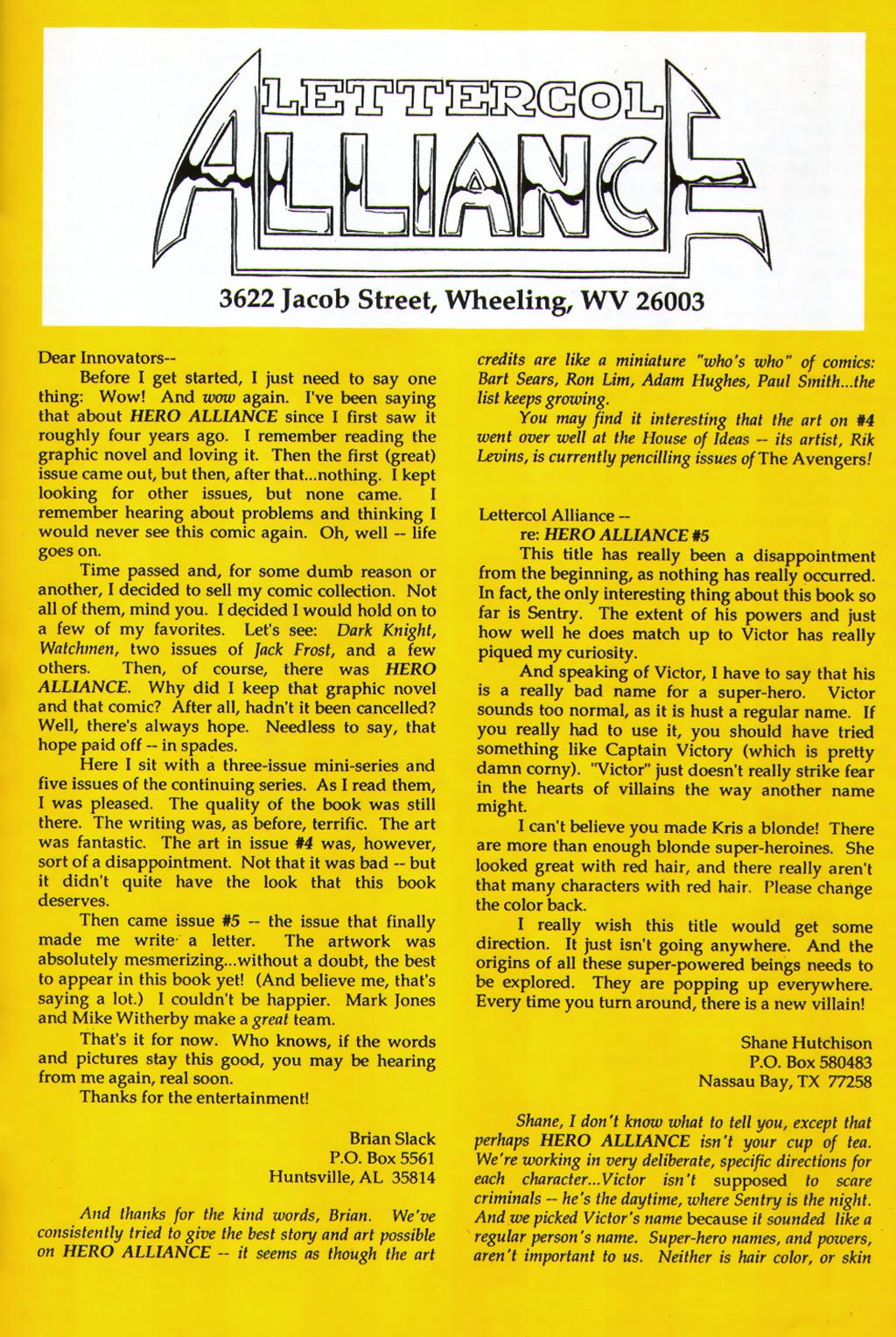 Read online Hero Alliance (1989) comic -  Issue #9 - 19