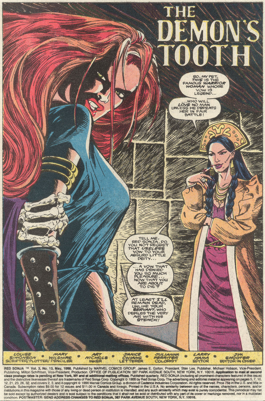 Read online Red Sonja (3rd Series) comic -  Issue #13 - 2