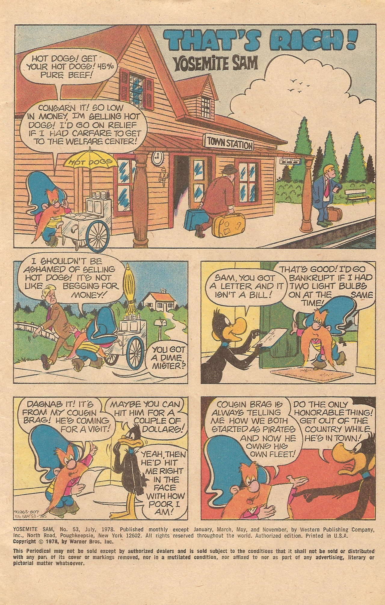 Read online Yosemite Sam and Bugs Bunny comic -  Issue #53 - 3