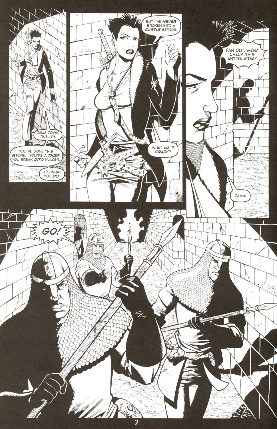 Read online Dungeons & Dragons: Black & White comic -  Issue #6 - 3