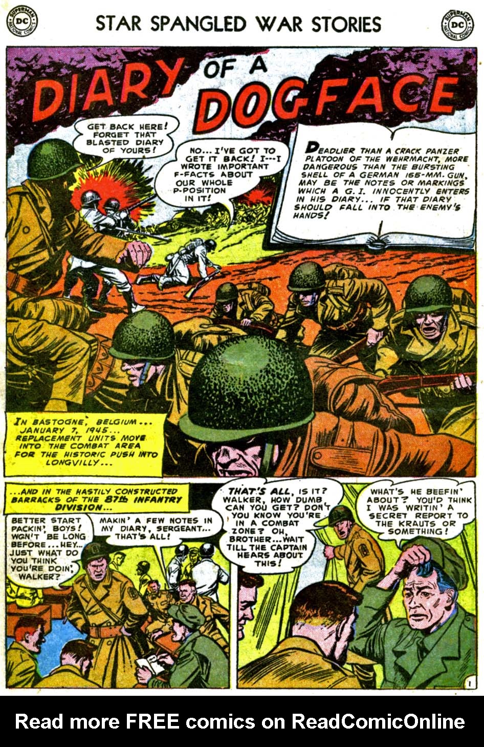 Read online Star Spangled War Stories (1952) comic -  Issue #9 - 12