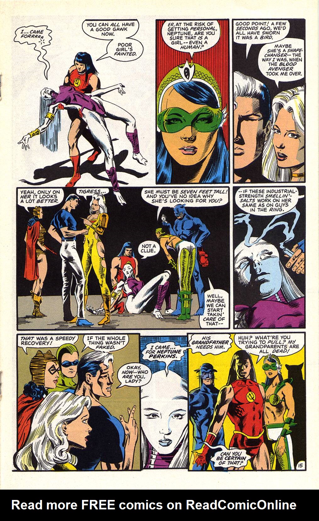 Read online Young All-Stars comic -  Issue #16 - 17