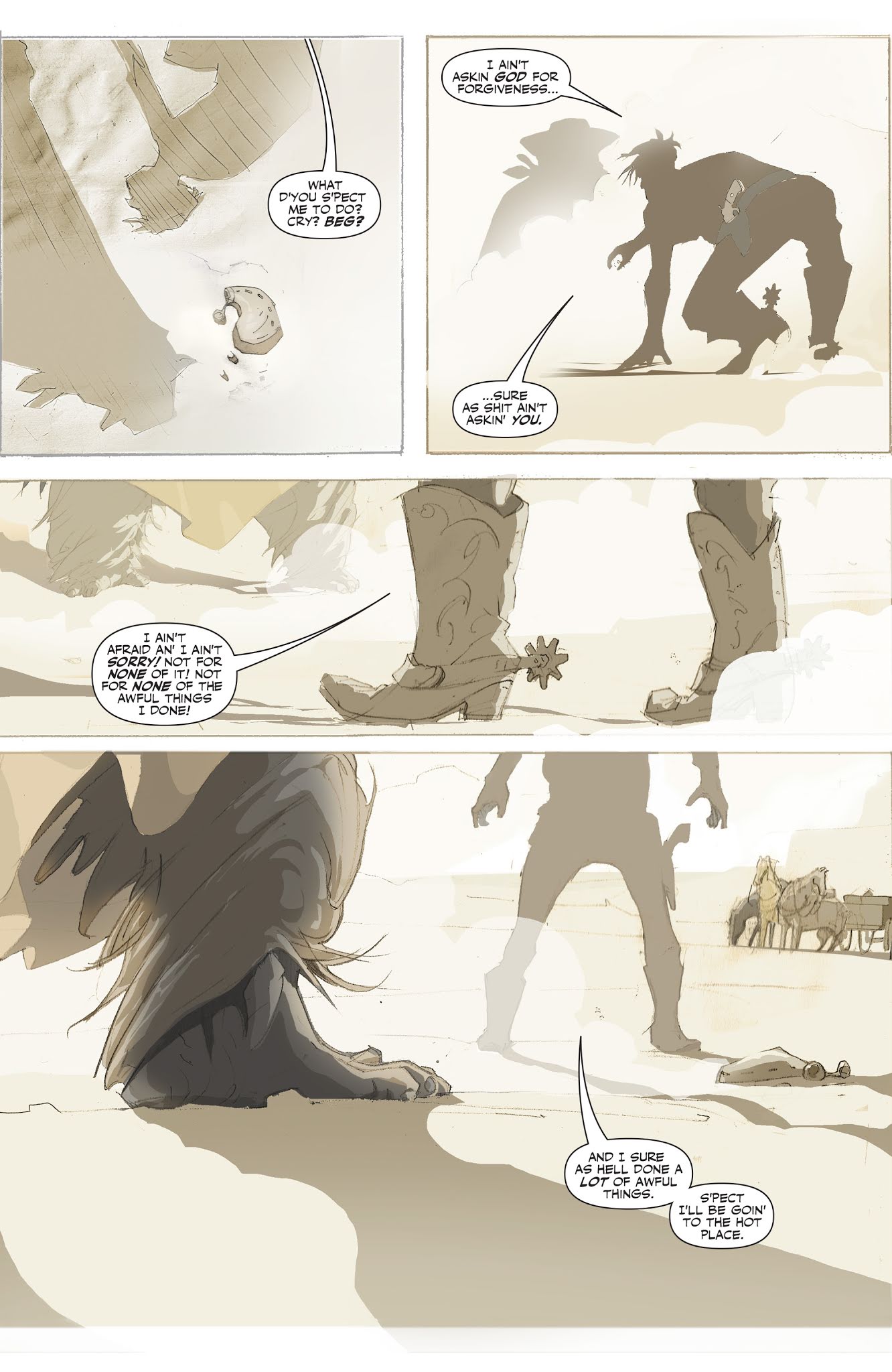 Read online Six-Gun Gorilla: Long Days of Vengeance comic -  Issue #1 - 3