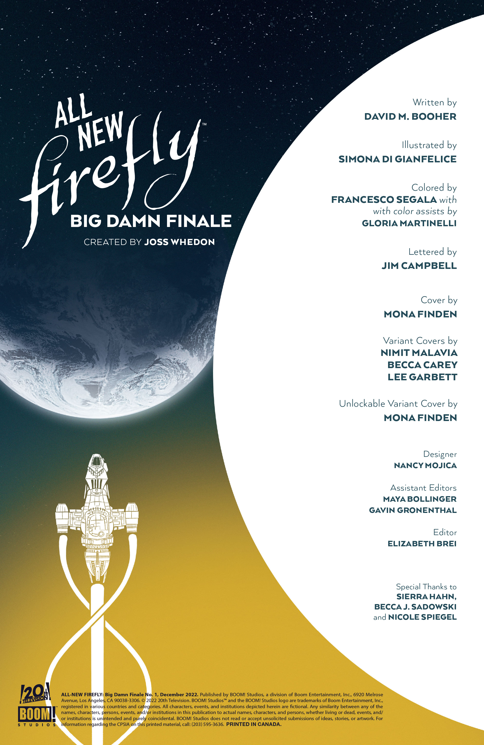 Read online All-New Firefly: Big Damn Finale comic -  Issue #1 - 2