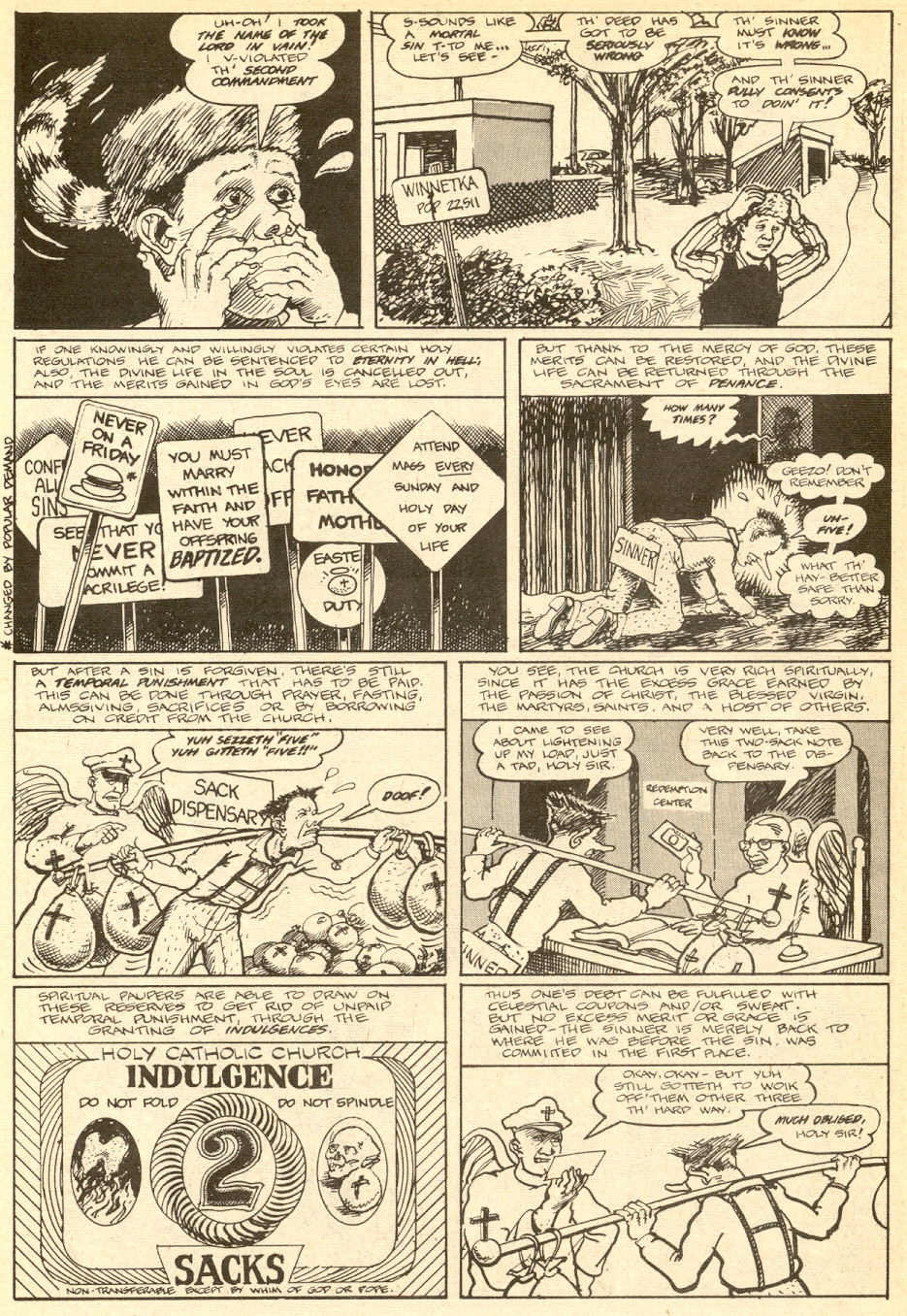 Read online Binky Brown Meets the Holy Virgin Mary comic -  Issue # Full - 21