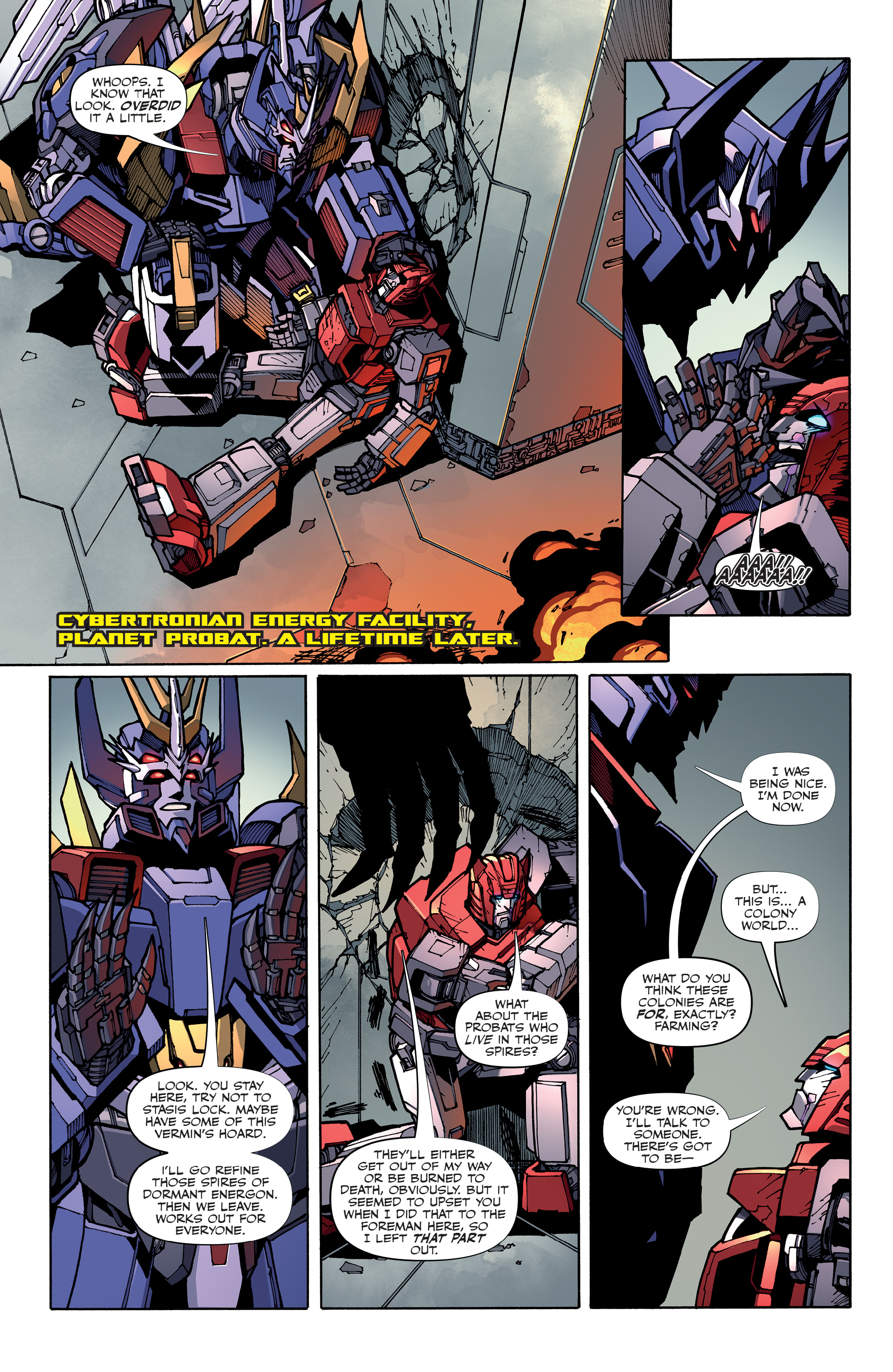 Read online Transformers: Galaxies comic -  Issue #6 - 8