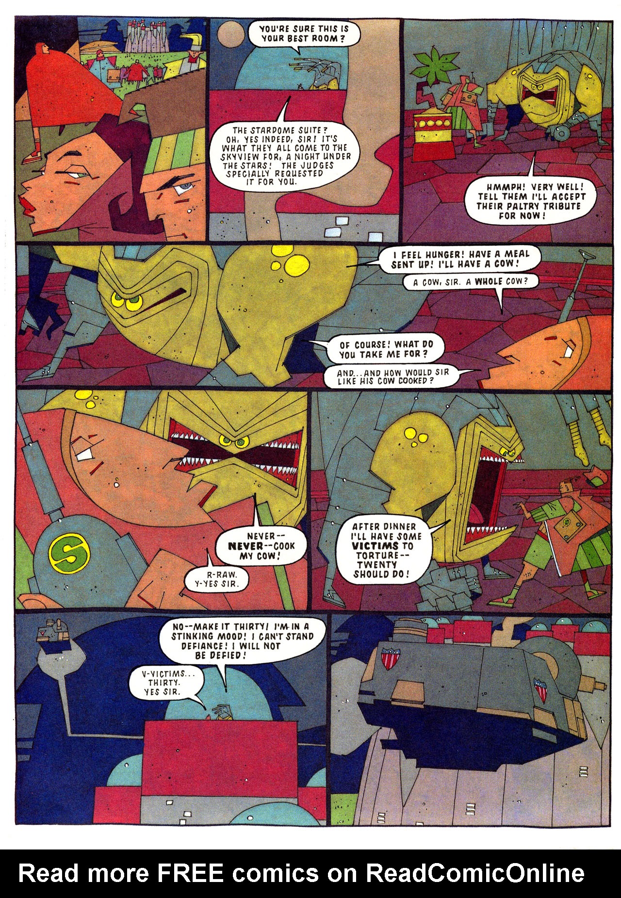 Read online Judge Dredd: The Megazine (vol. 2) comic -  Issue #55 - 7