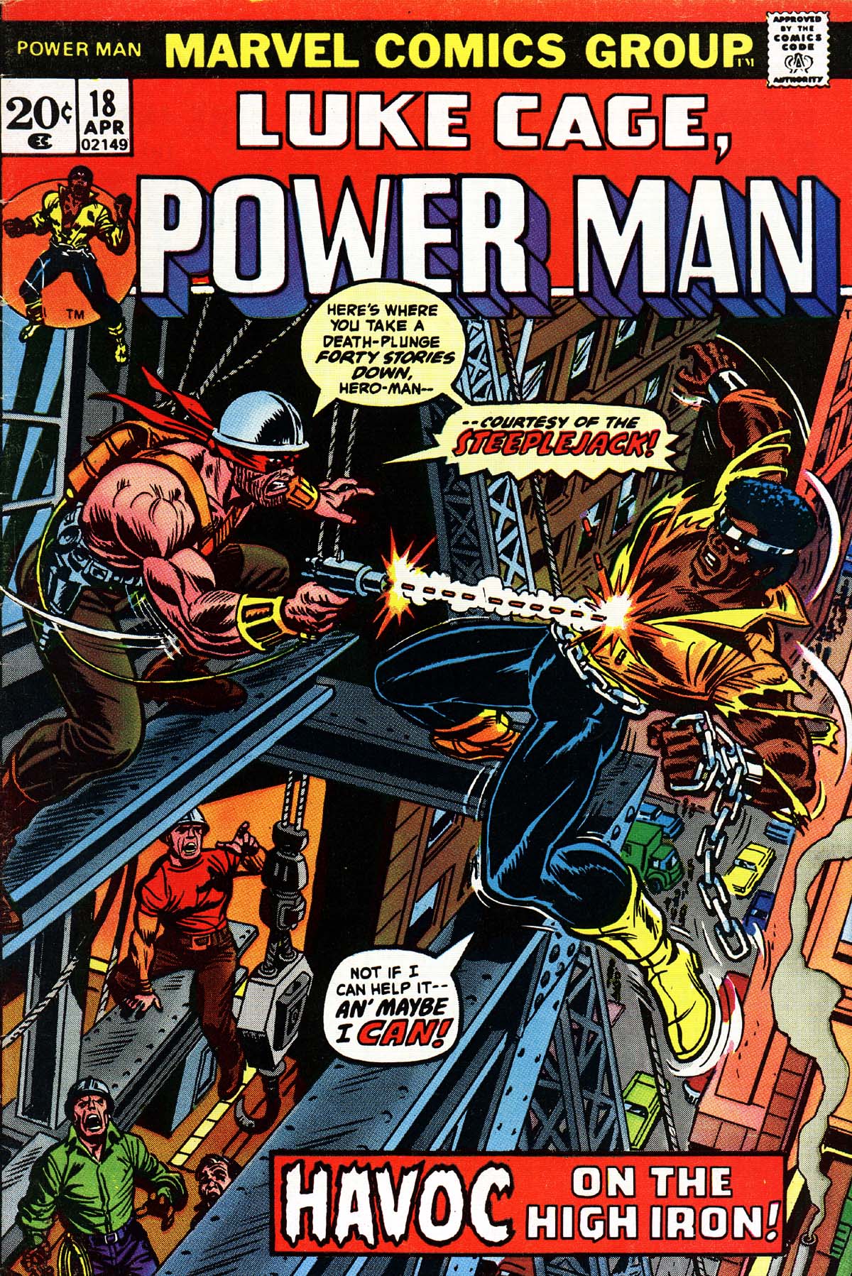 Read online Power Man comic -  Issue #18 - 1