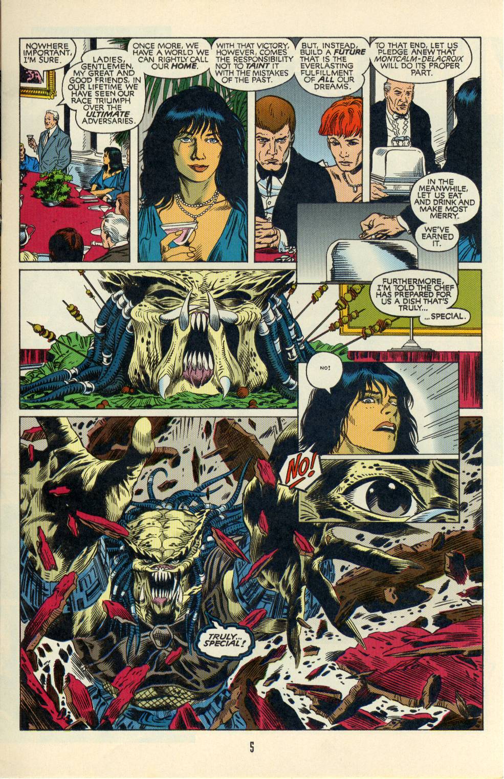 Read online Aliens/Predator: The Deadliest of the Species comic -  Issue #3 - 5