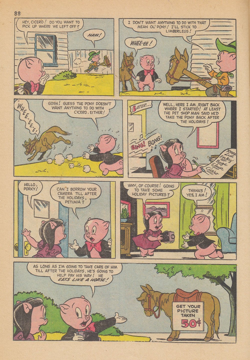 Read online Bugs Bunny's Christmas Funnies comic -  Issue # TPB 6 - 90