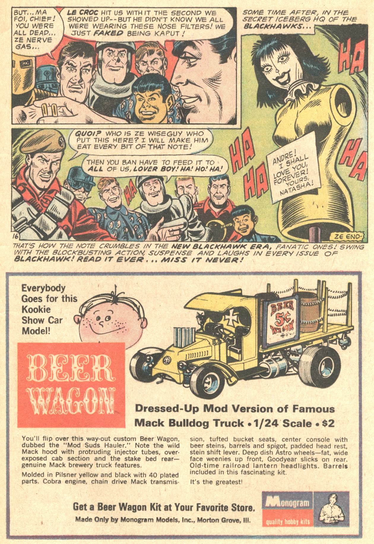 Read online Blackhawk (1957) comic -  Issue #240 - 21