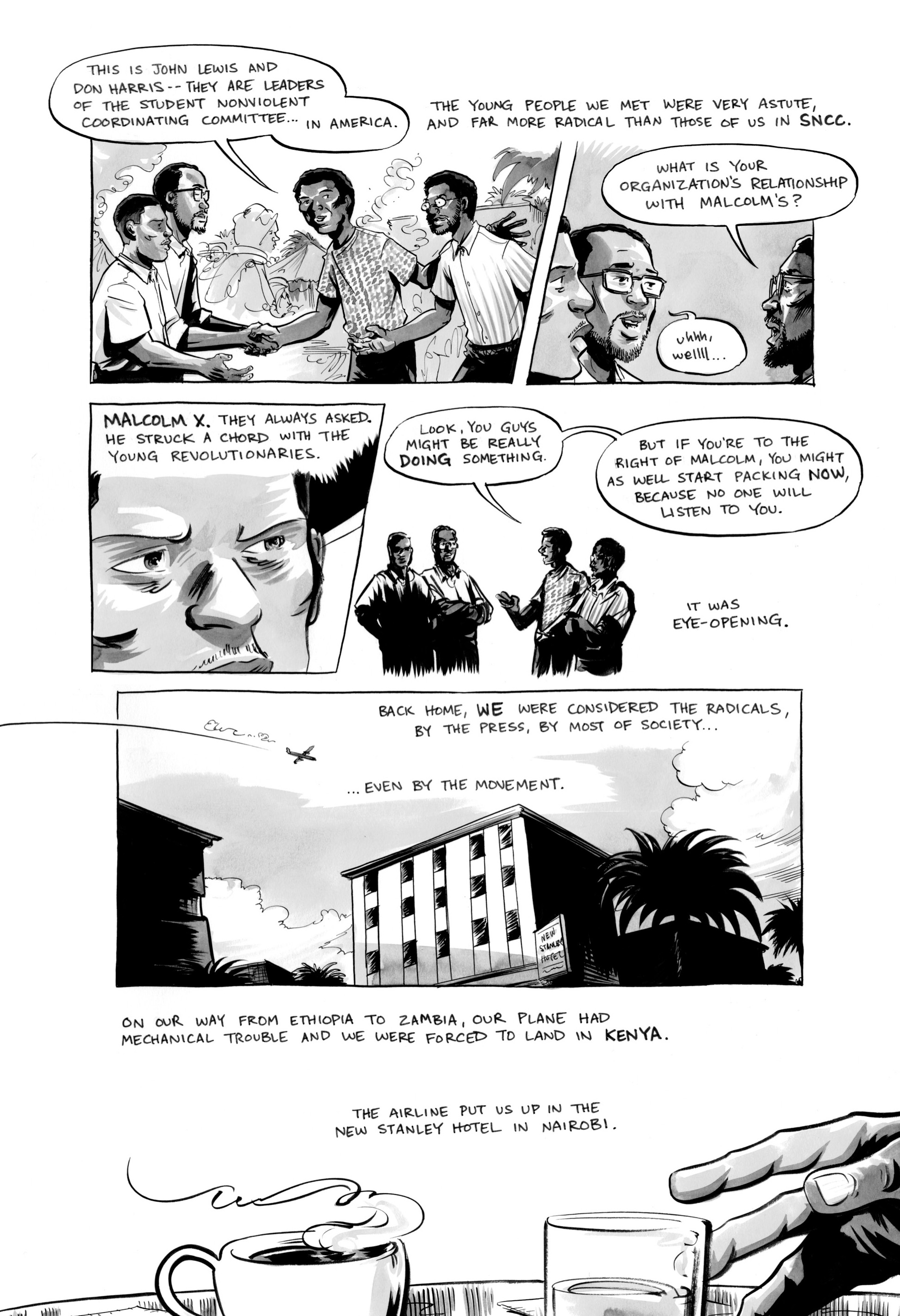 Read online March comic -  Issue #3 - 129