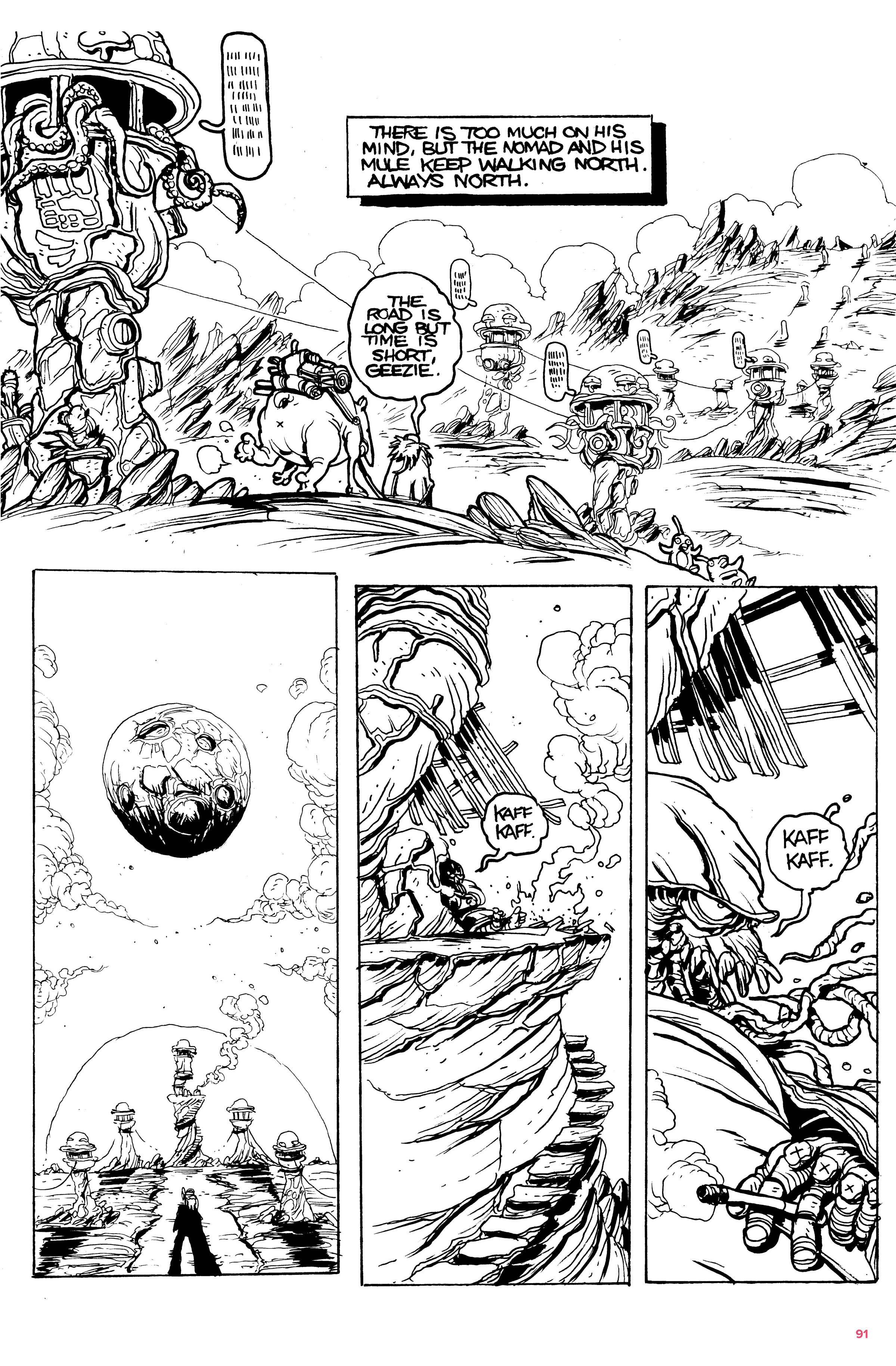 Read online Grunt: The Art and Unpublished Comics of James Stokoe comic -  Issue # TPB (Part 1) - 78