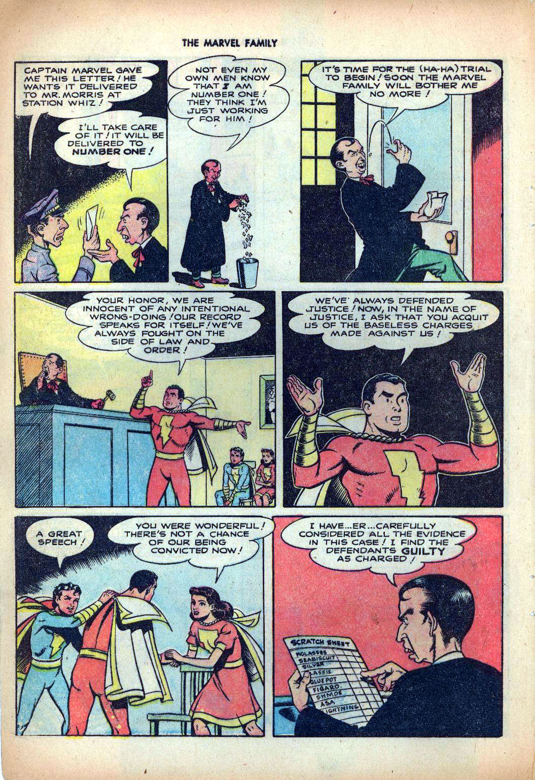 Read online The Marvel Family comic -  Issue #25 - 8