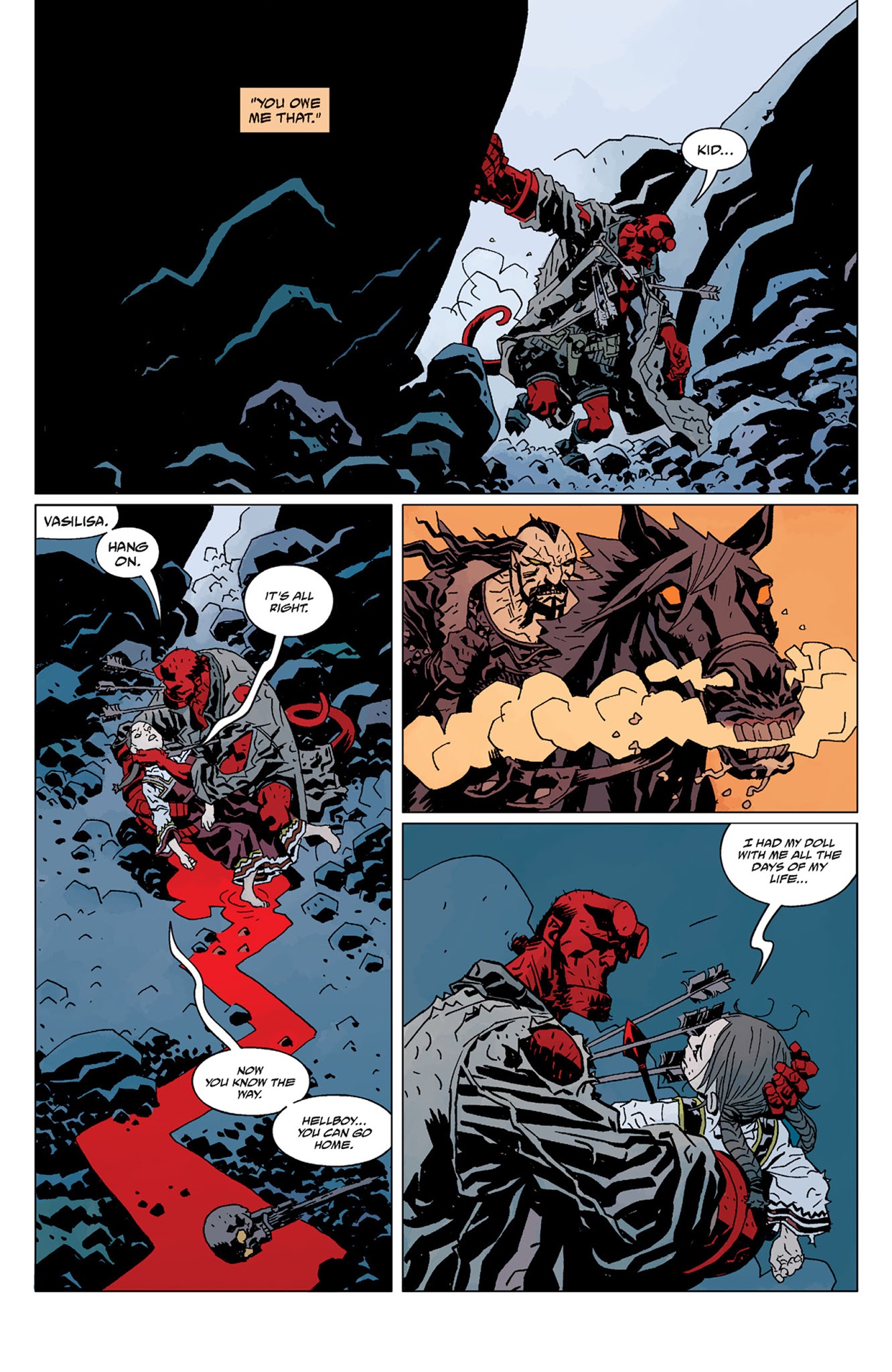 Read online Hellboy: Darkness Calls comic -  Issue # TPB - 109
