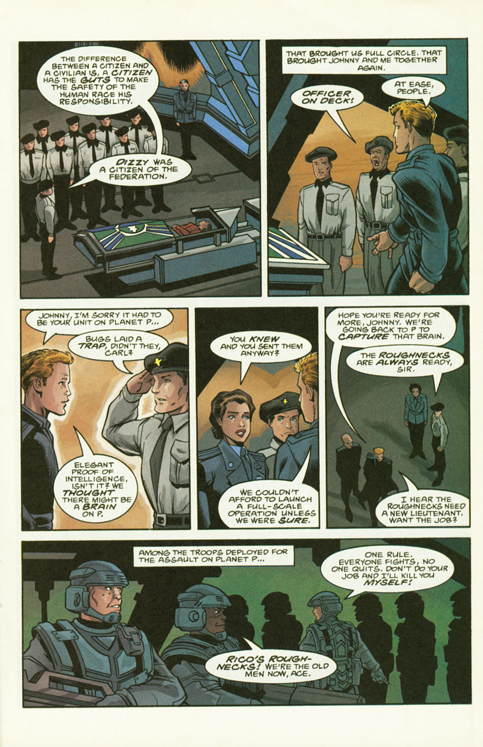 Read online Starship Troopers comic -  Issue #2 - 17