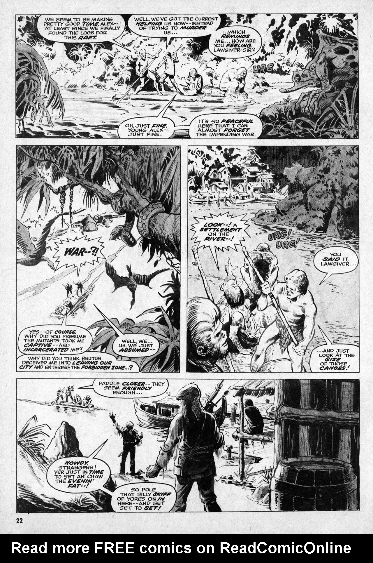 Read online Planet of the Apes comic -  Issue #4 - 21