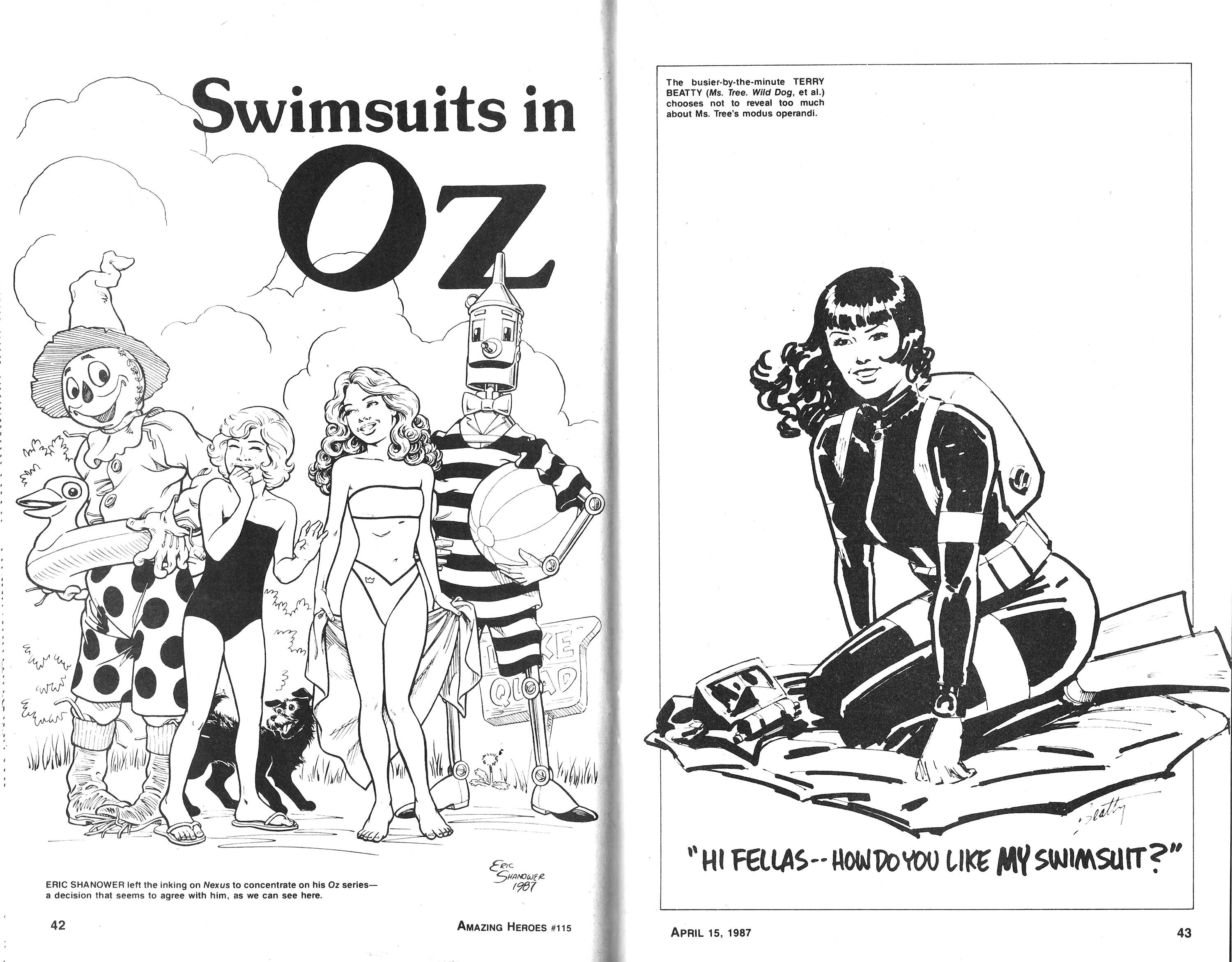 Read online Amazing Heroes comic -  Issue #115 - 22