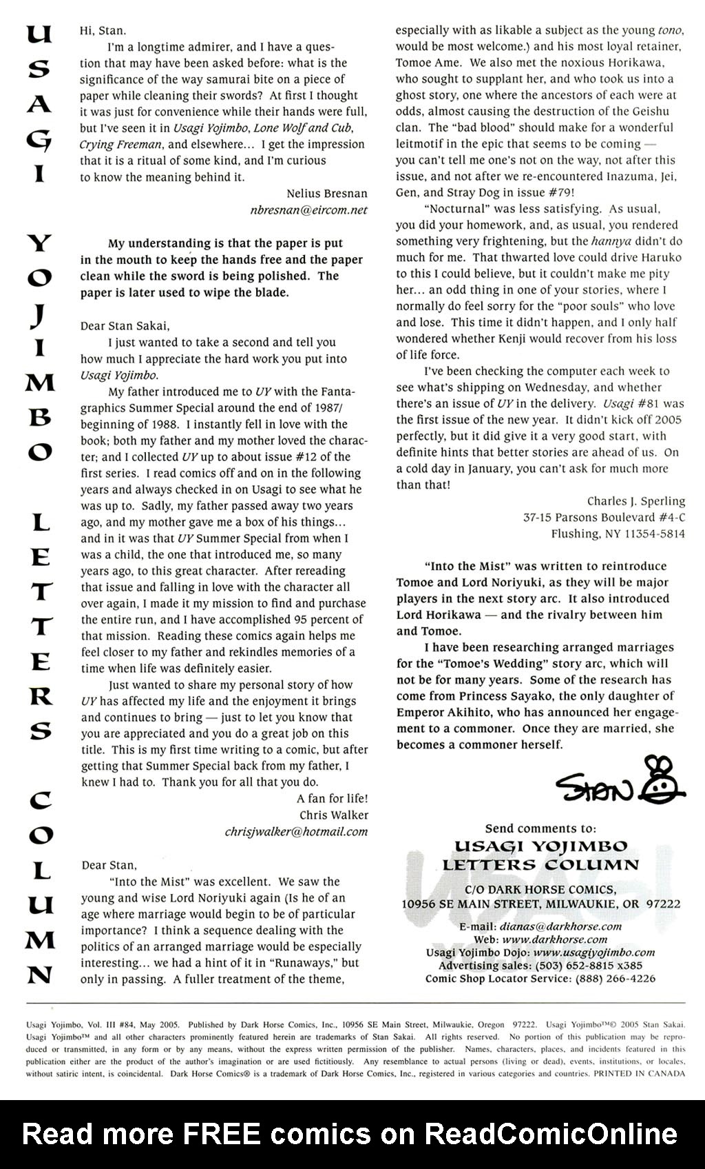Read online Usagi Yojimbo (1996) comic -  Issue #84 - 27