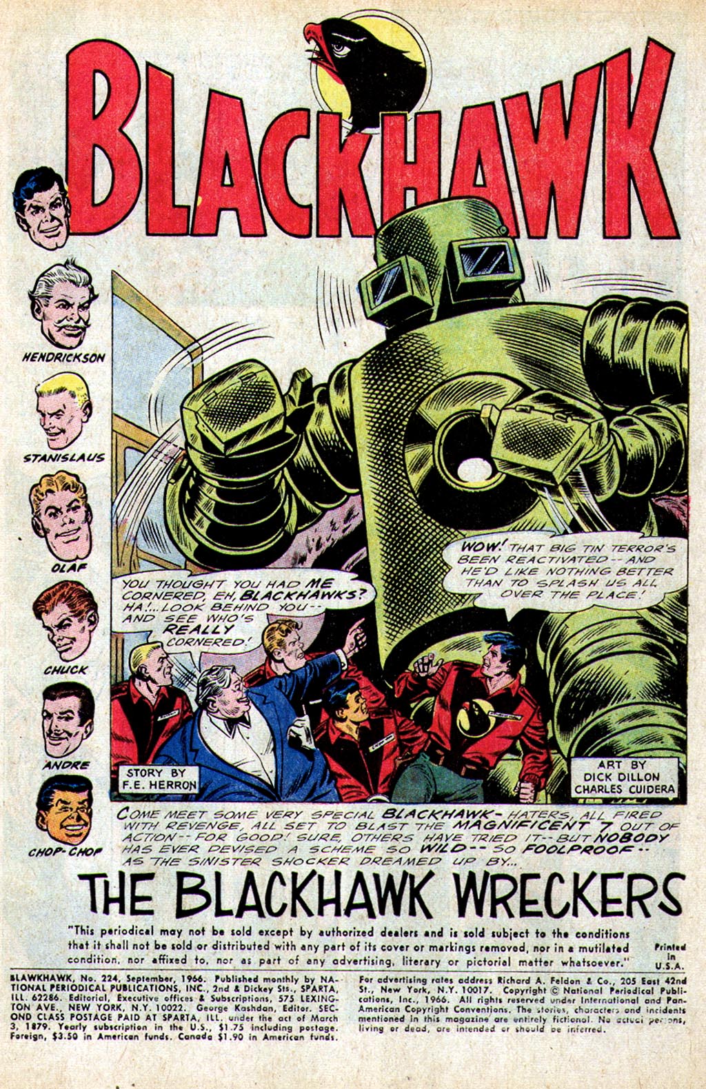 Blackhawk (1957) Issue #224 #116 - English 3