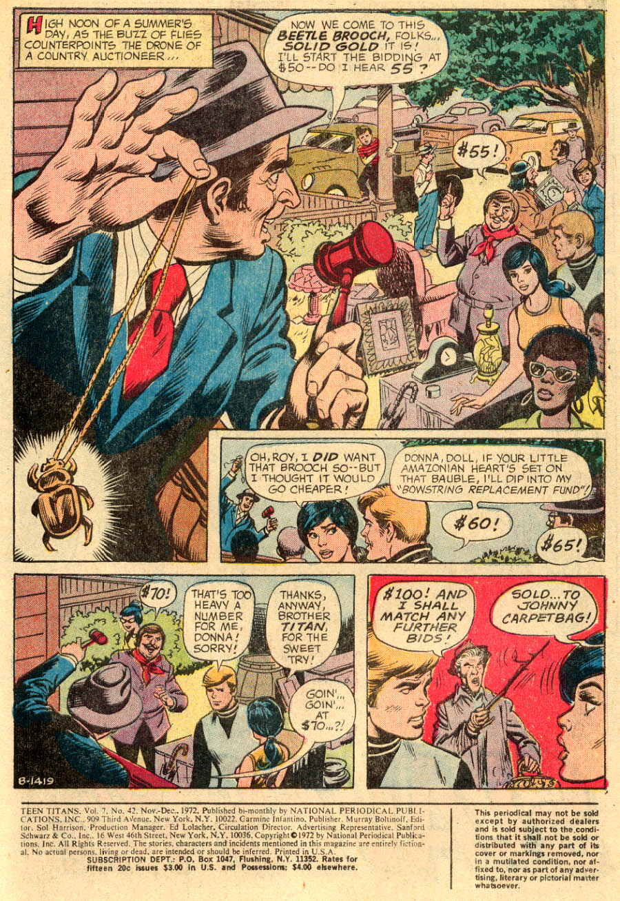 Read online Teen Titans (1966) comic -  Issue #42 - 2
