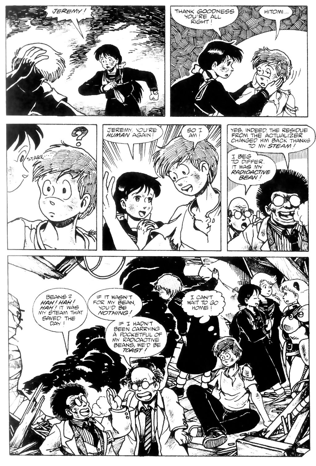 Read online Ninja High School: Beans, Steam & Automobiles comic -  Issue # TPB - 79