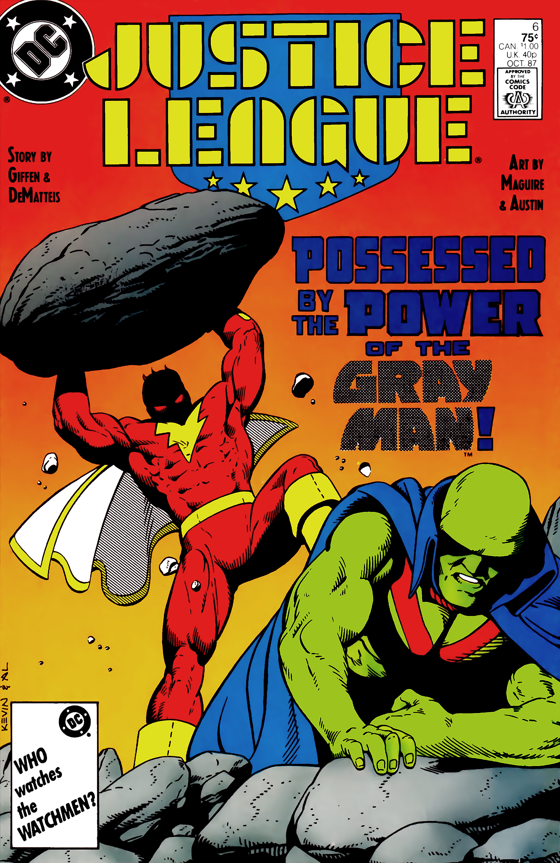 Read online Justice League (1987) comic -  Issue #6 - 1
