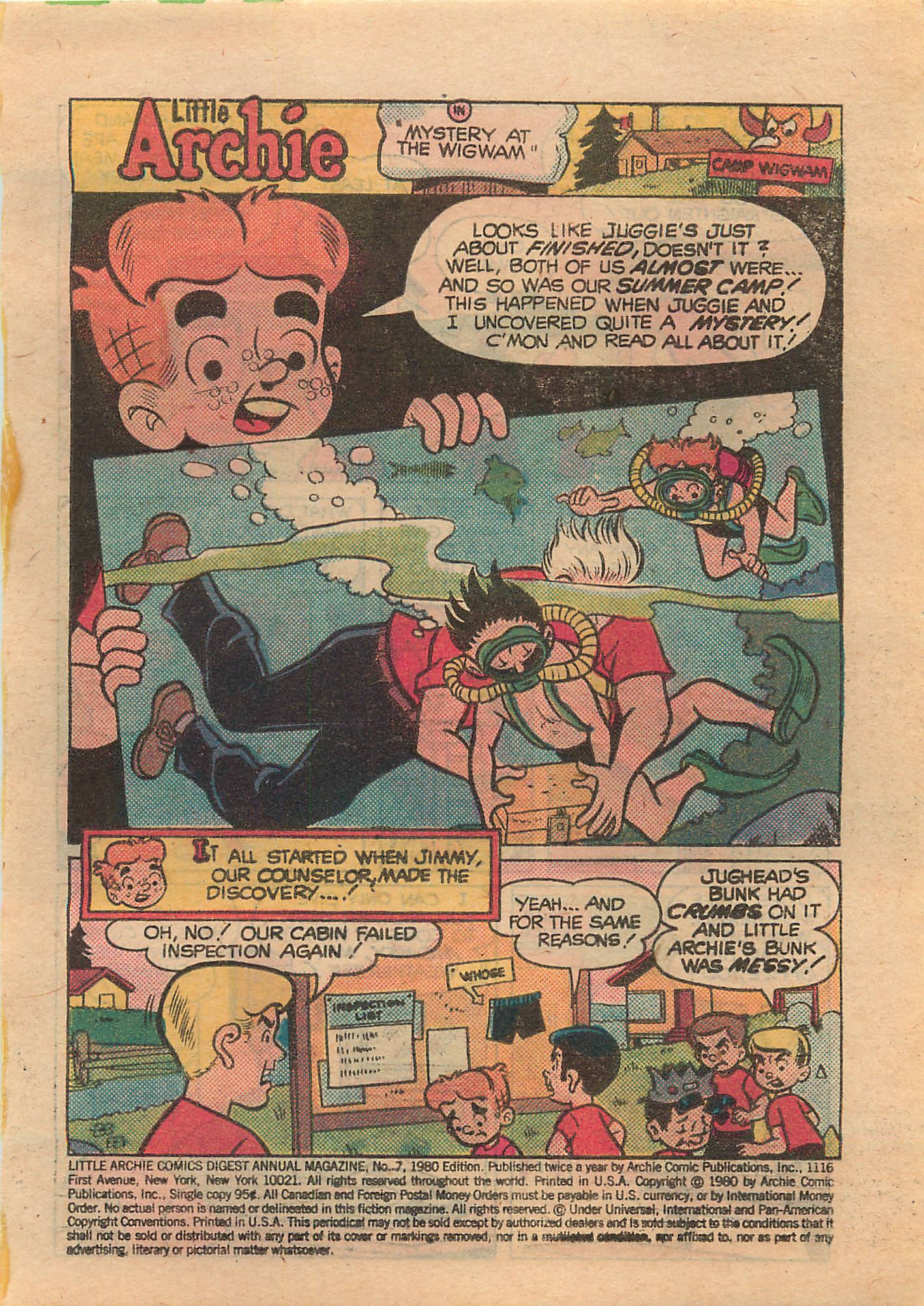 Read online Little Archie Comics Digest Magazine comic -  Issue #7 - 2
