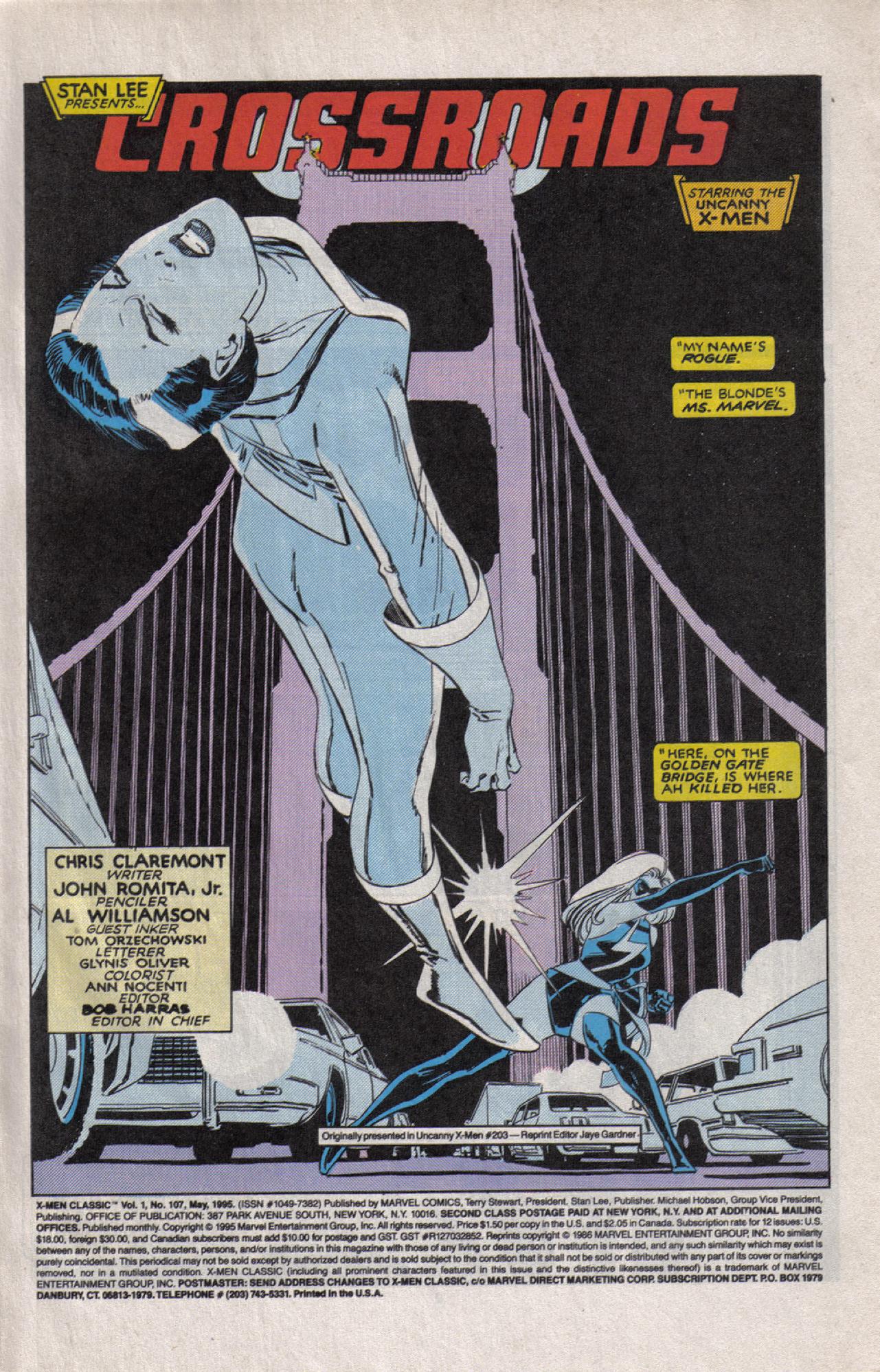 Read online X-Men Classic comic -  Issue #107 - 2