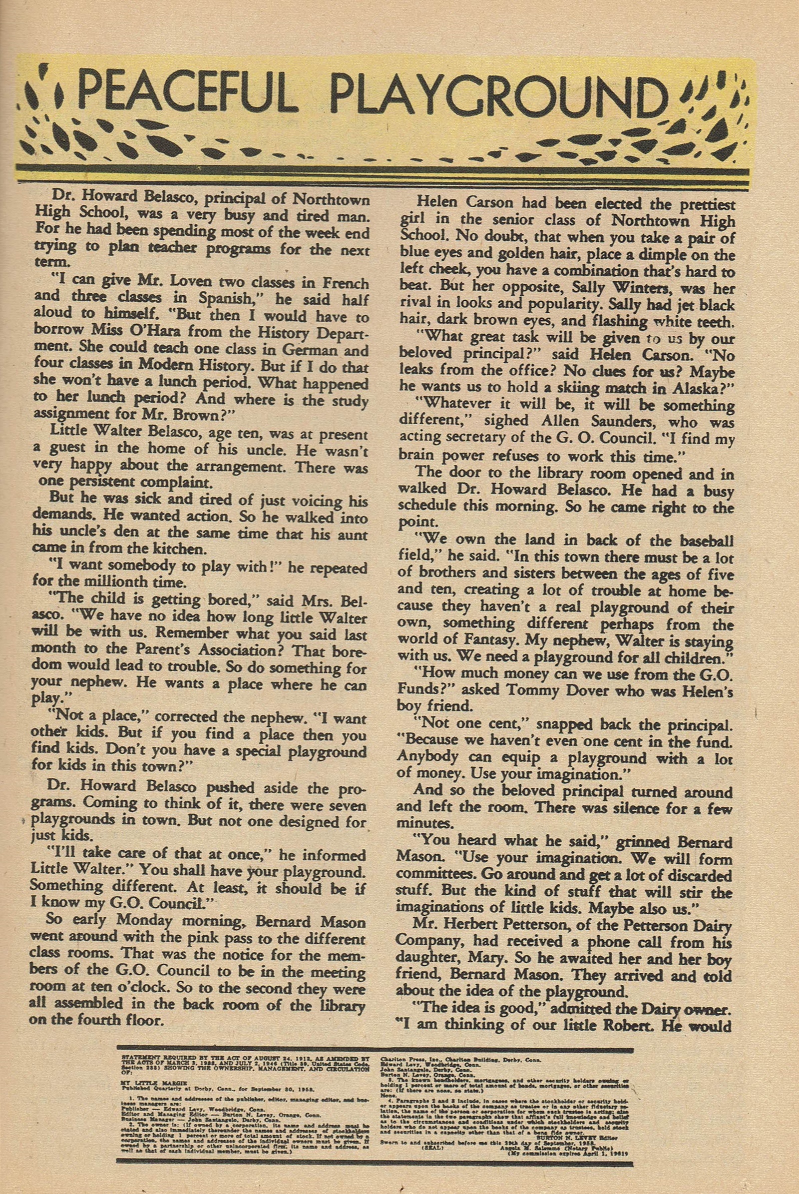 Read online My Little Margie (1954) comic -  Issue #24 - 23