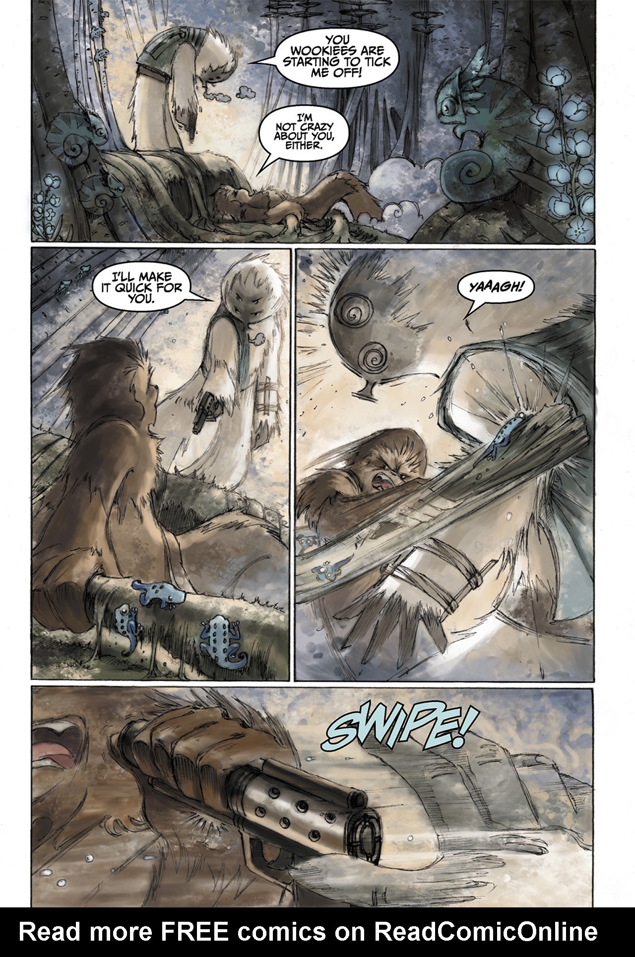 Read online Star Wars Adventures comic -  Issue # Issue Chewbacca and the Slavers of the Shadowlands - 55
