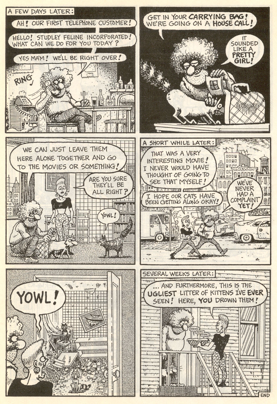 Read online Adventures of Fat Freddy's Cat comic -  Issue #7 - 29