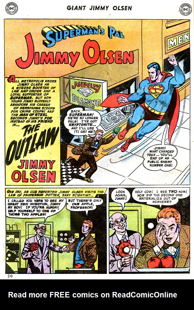 Read online Superman's Pal Jimmy Olsen comic -  Issue #113 - 22