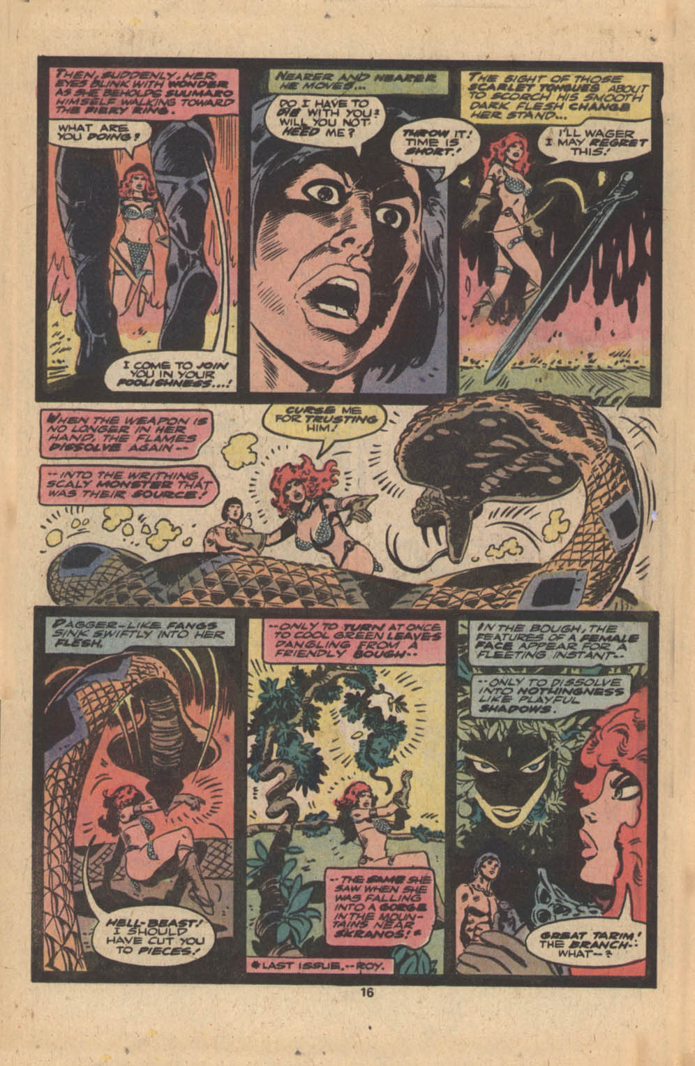 Read online Red Sonja (1977) comic -  Issue #8 - 11