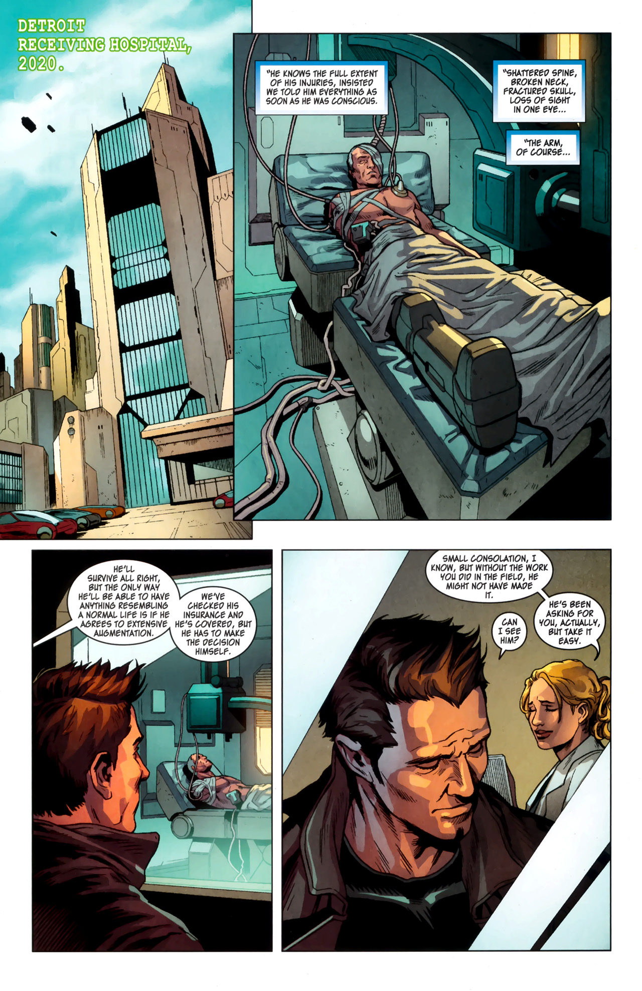 Read online Deus Ex comic -  Issue #3 - 16