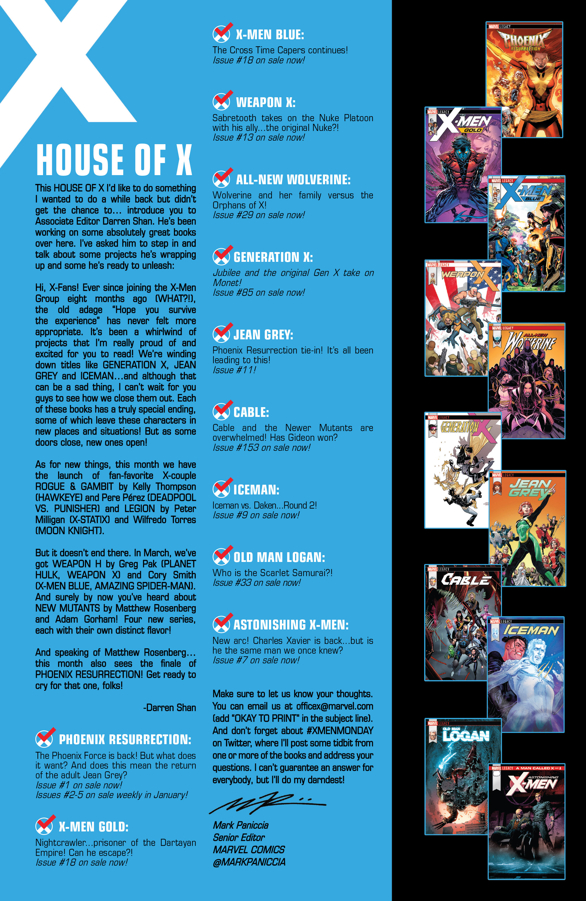 Read online X-Men: Blue comic -  Issue #20 - 20