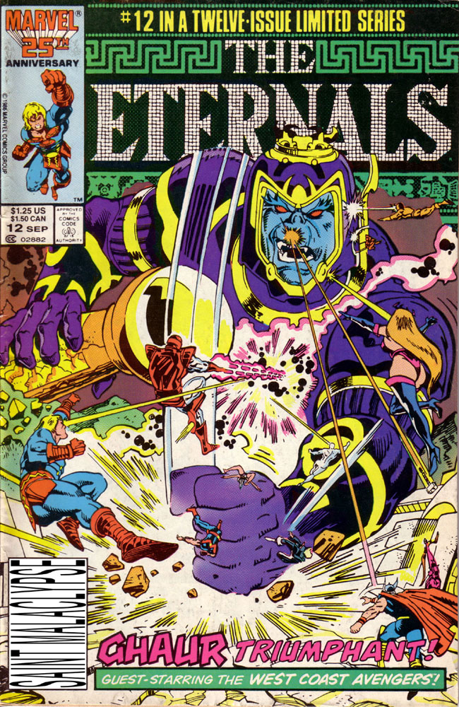 Read online Eternals (1985) comic -  Issue #12 - 1