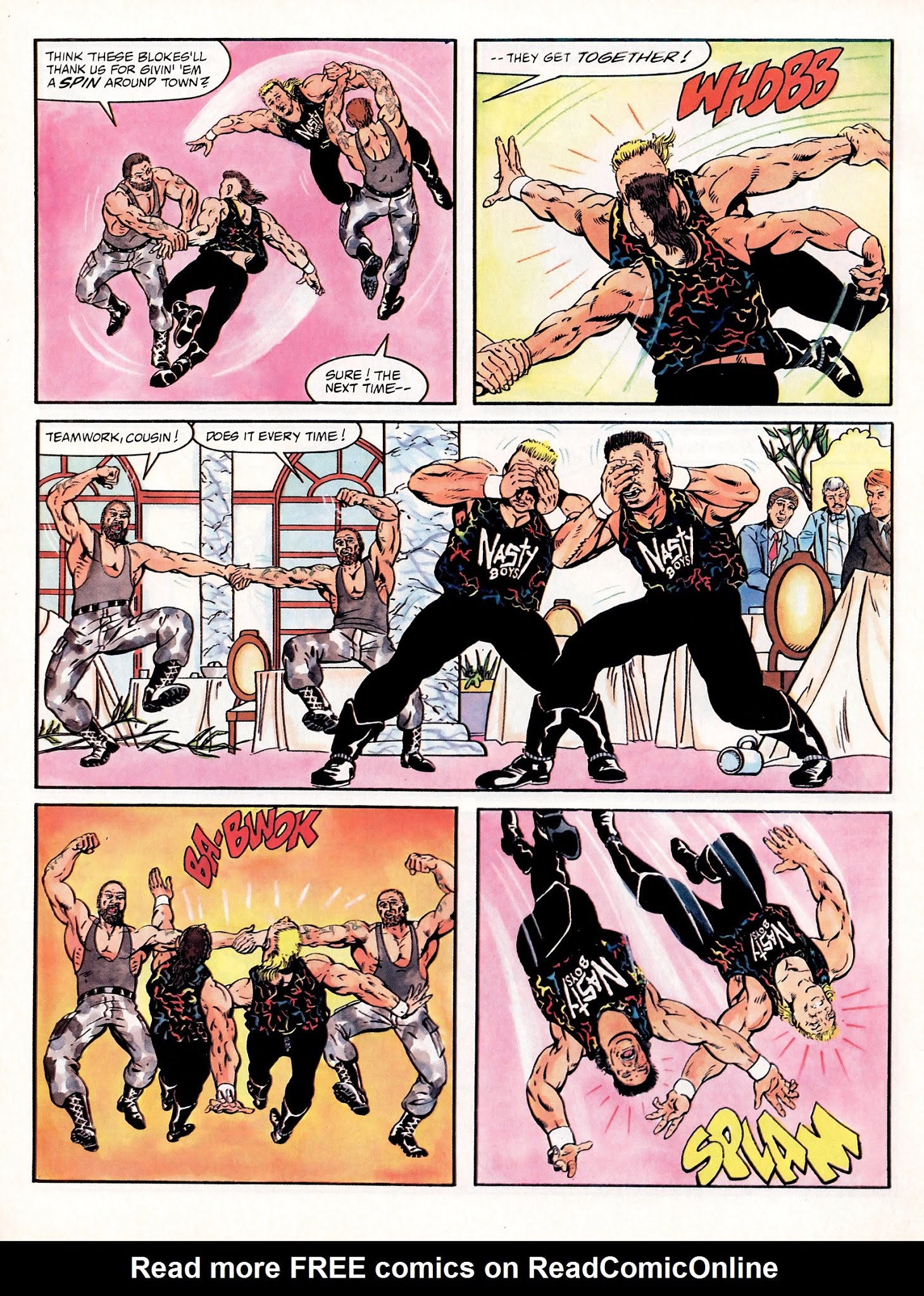 Read online WWF Battlemania comic -  Issue #2 - 62