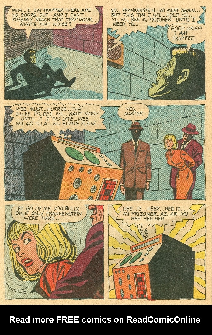 Read online Frankenstein (1964) comic -  Issue #3 - 24