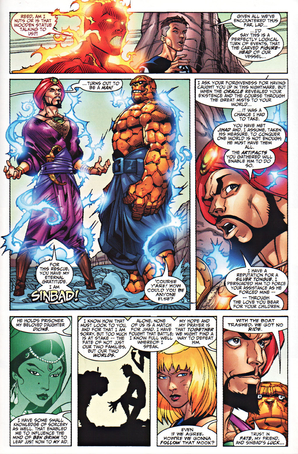 Read online Fantastic Four: The Fantastic 4th Voyage of Sinbad comic -  Issue # Full - 34