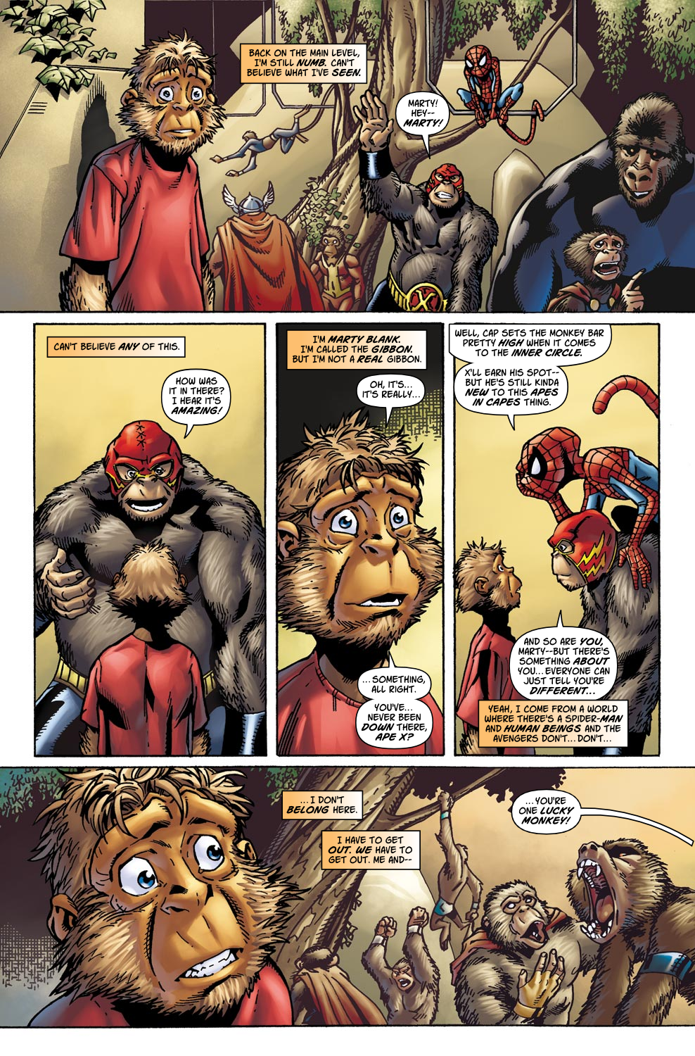 Read online Marvel Apes comic -  Issue #2 - 6