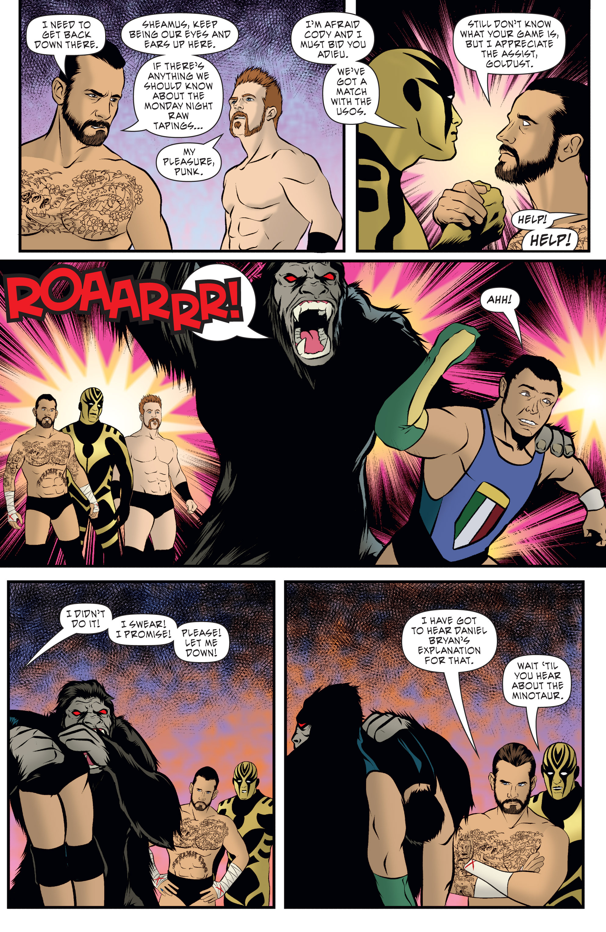 Read online WWE Superstars comic -  Issue #7 - 8