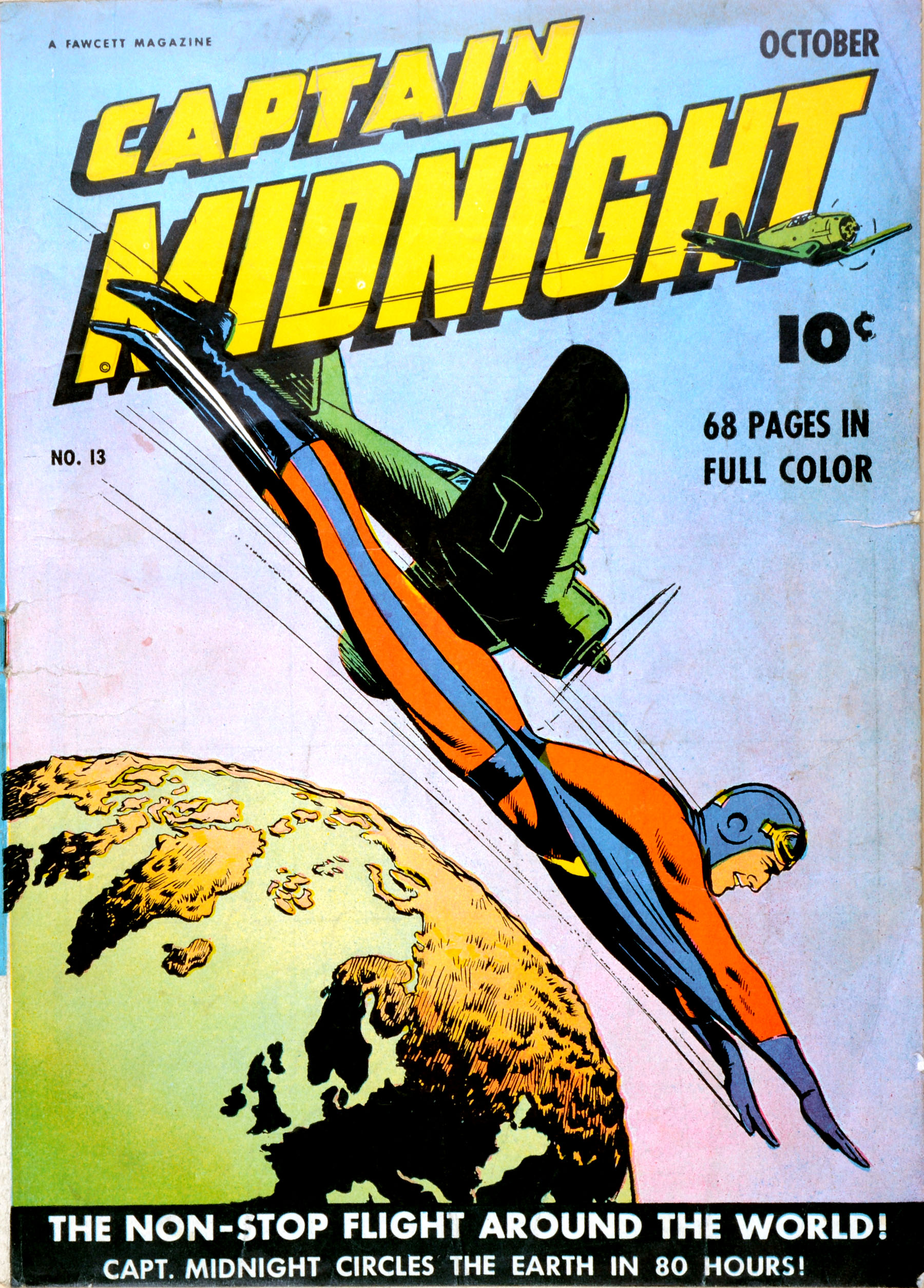 Read online Captain Midnight (1942) comic -  Issue #13 - 1