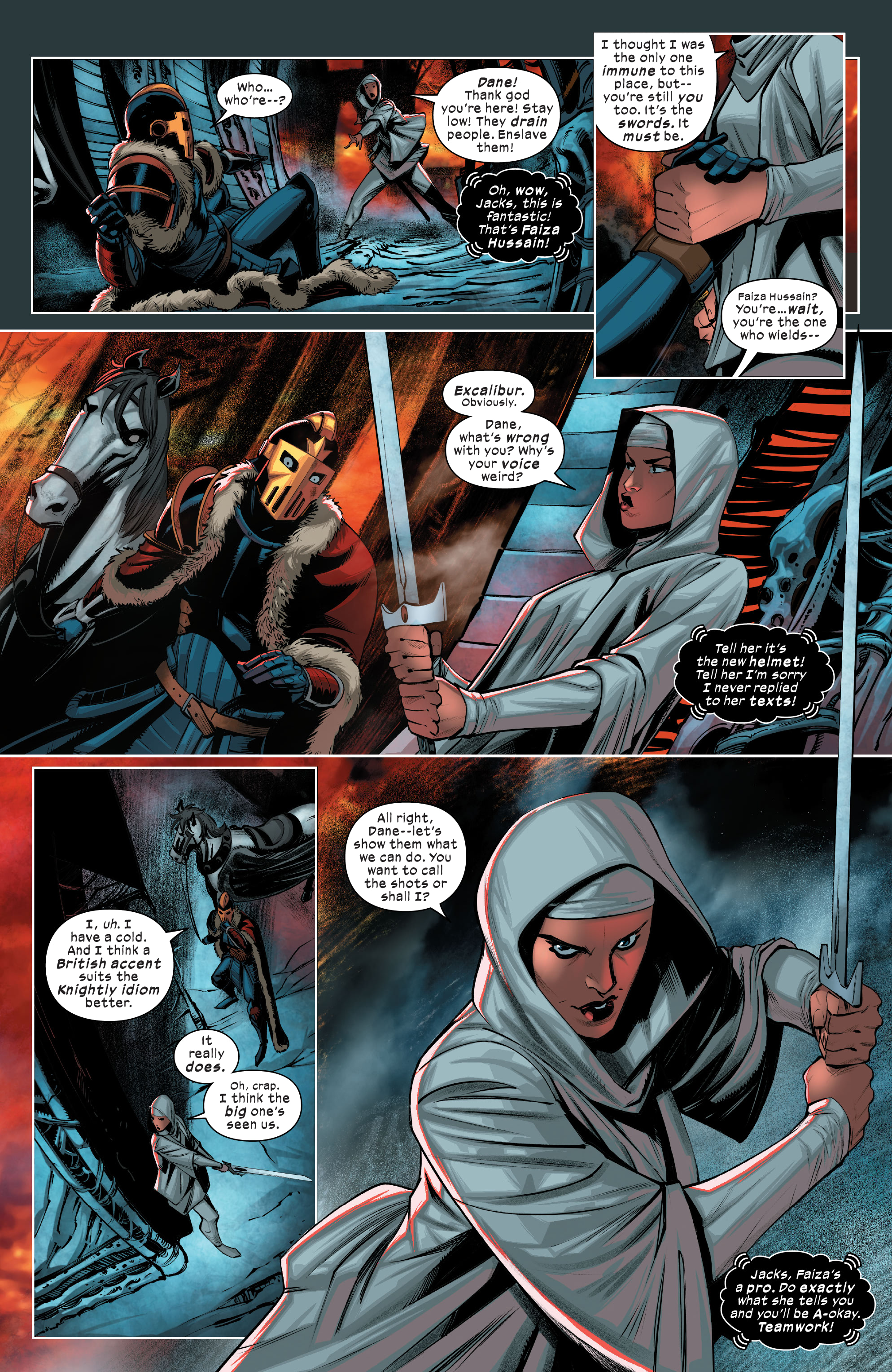 Read online Death of Doctor Strange: One-Shots comic -  Issue # X-Men - Black Knight - 11