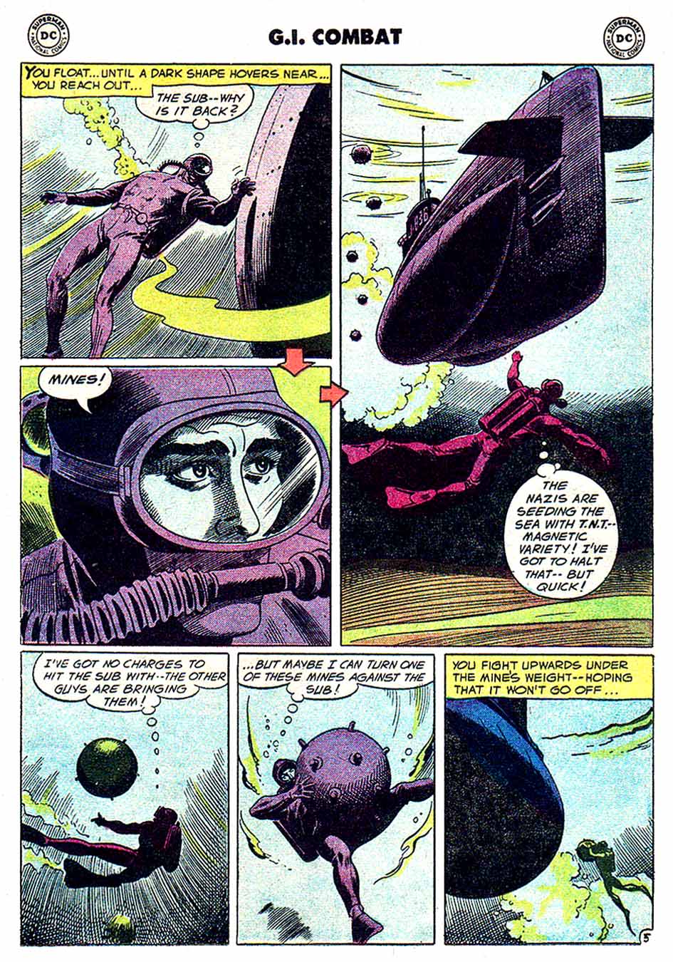 Read online G.I. Combat (1952) comic -  Issue #45 - 17