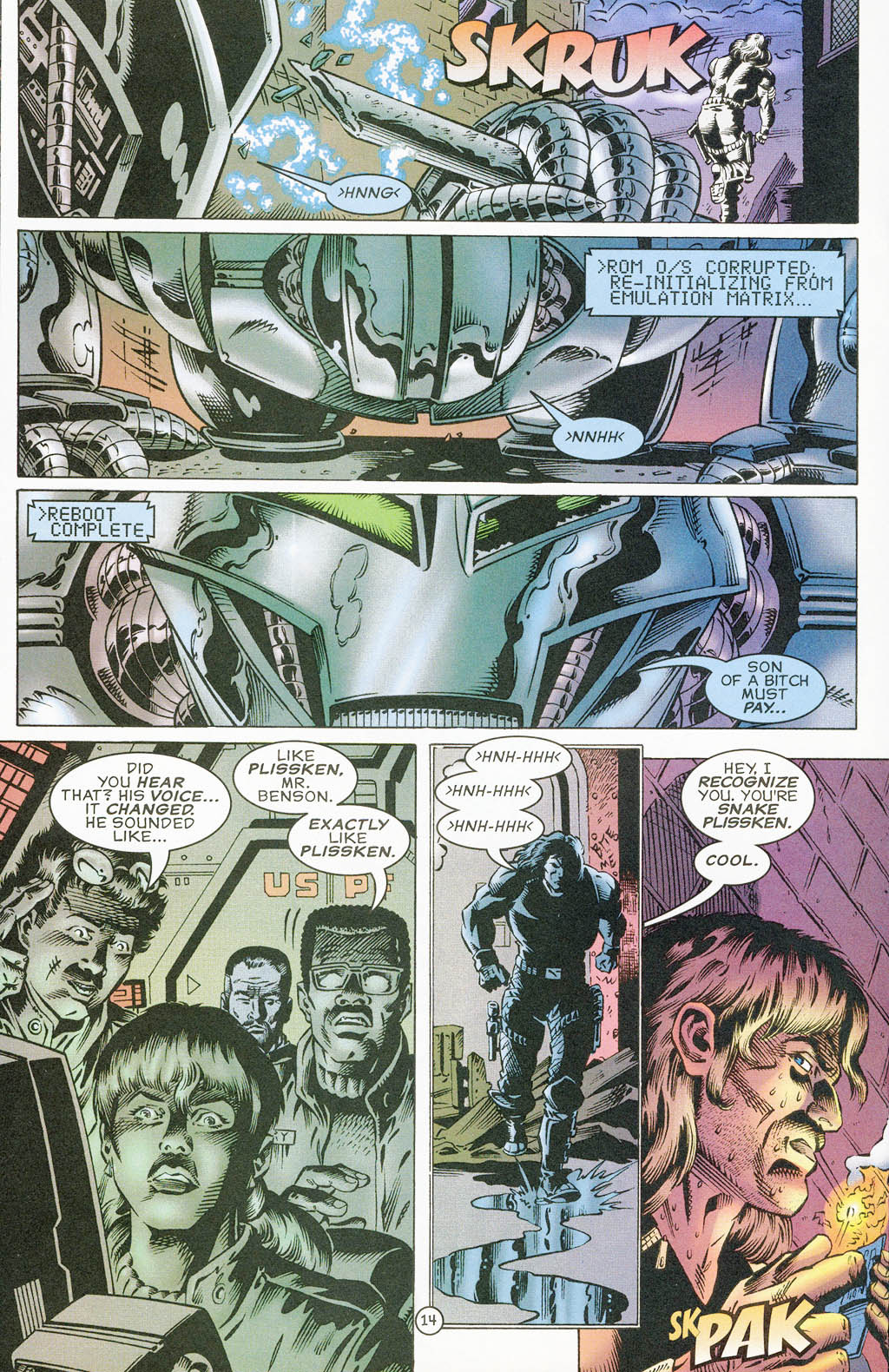 Read online Adventures of Snake Plissken comic -  Issue #Adventures of Snake Plissken Full - 22