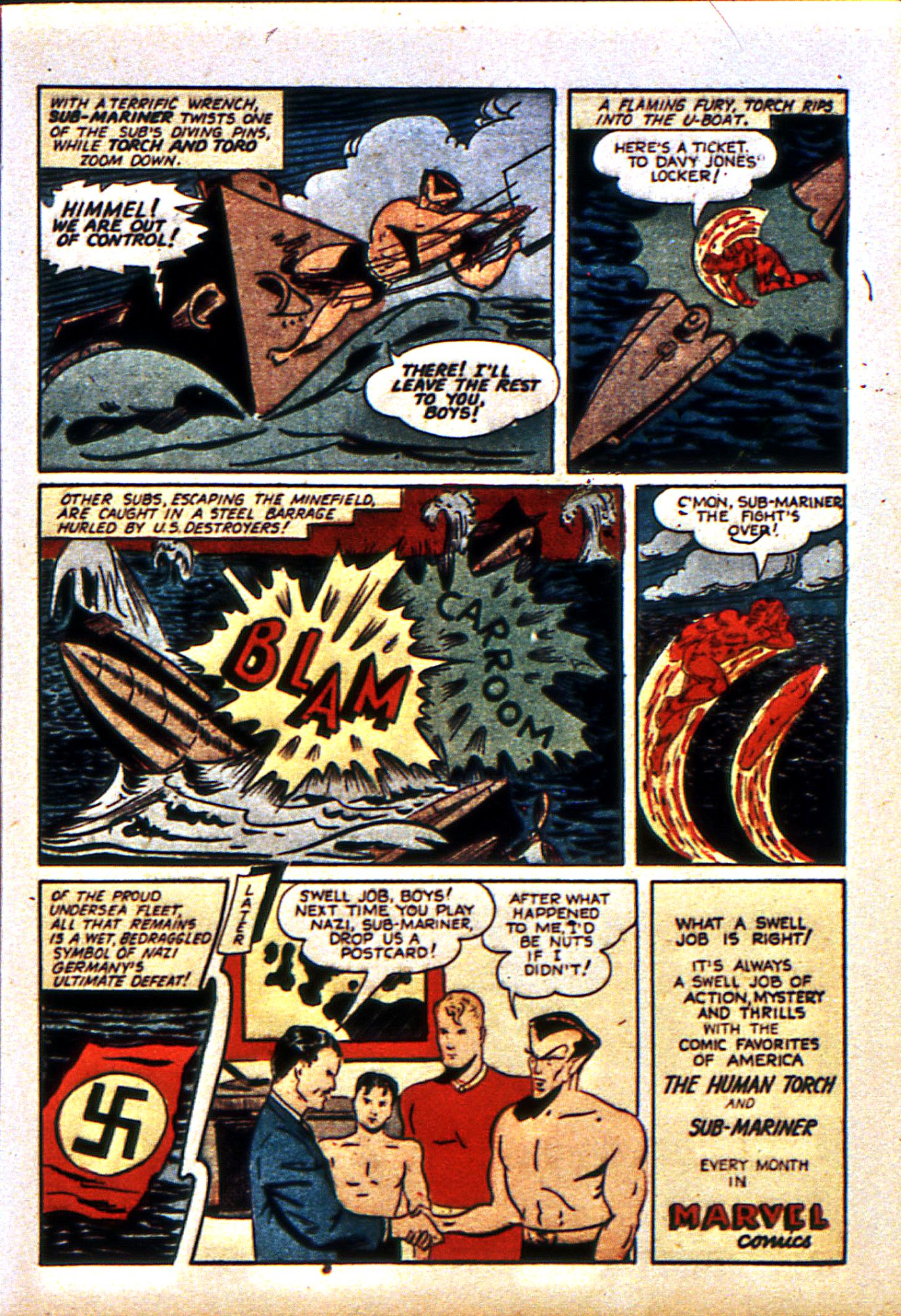 Read online The Human Torch (1940) comic -  Issue #10 - 48