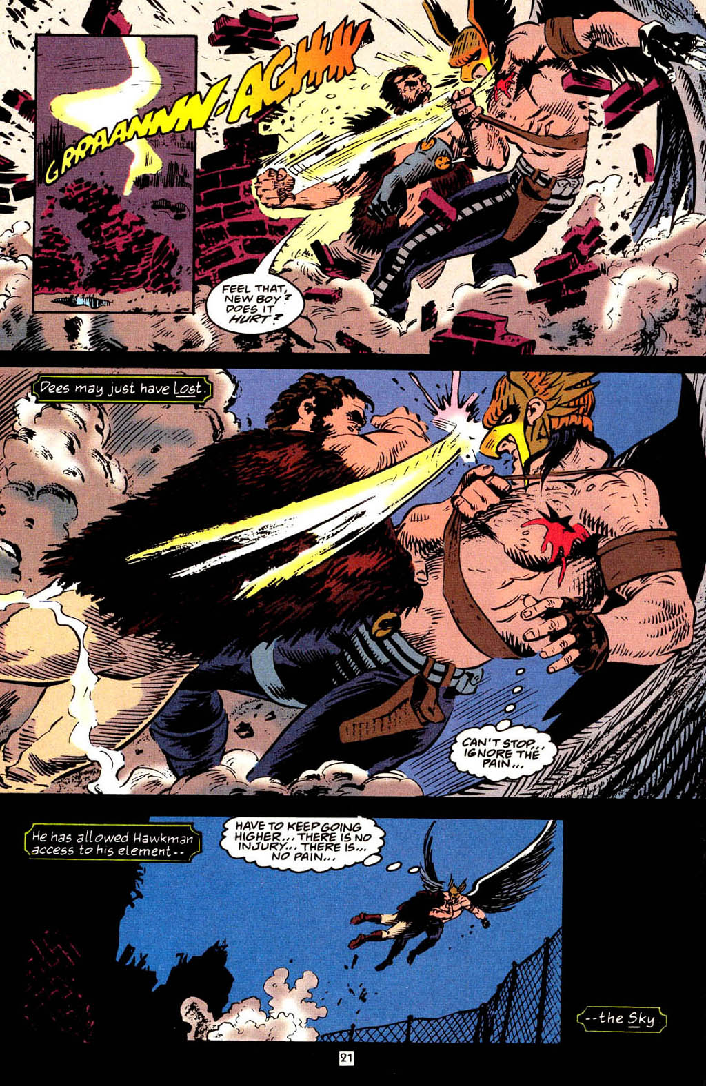 Hawkman (1993) Issue #14 #17 - English 21