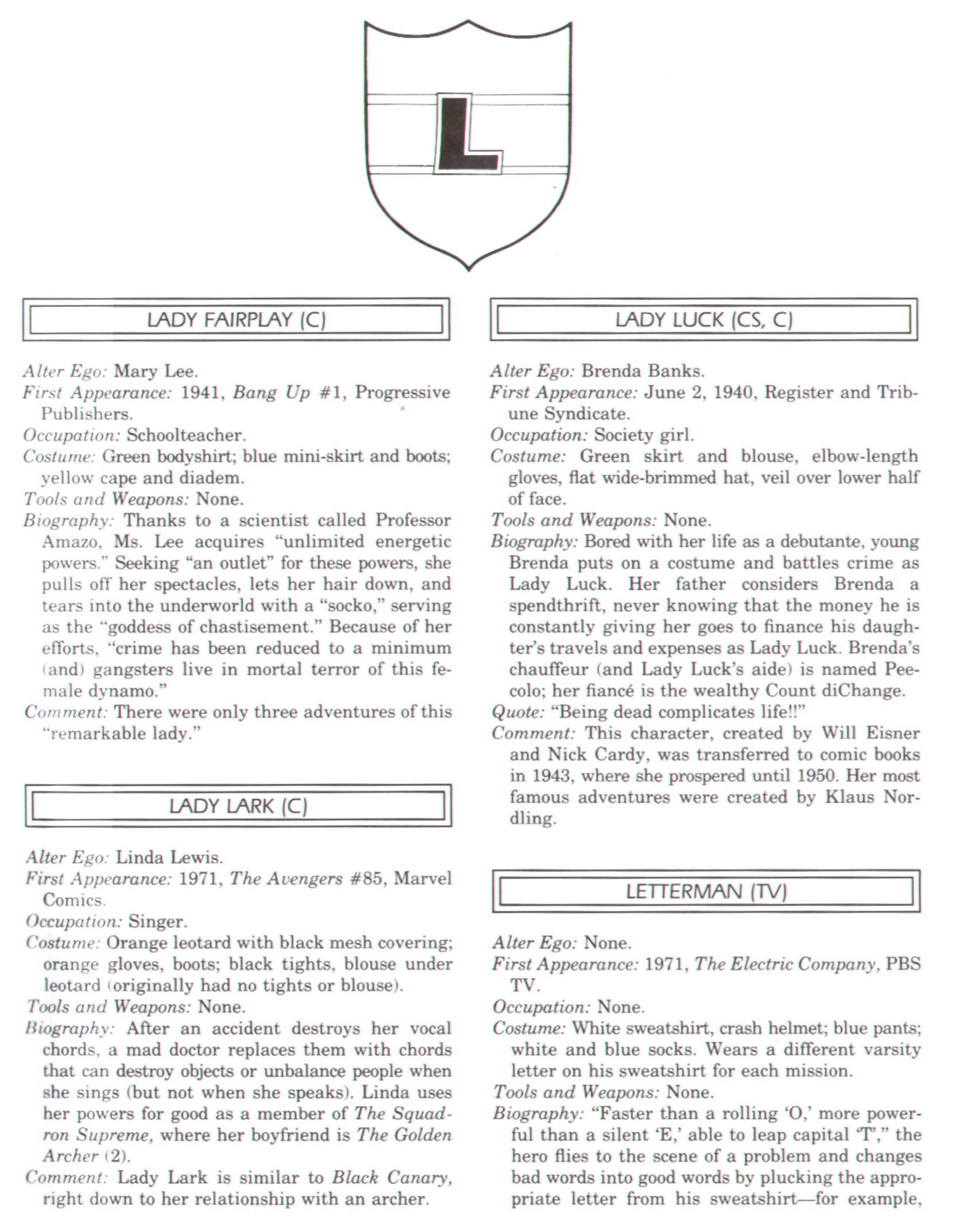 Read online The Encyclopedia of Superheroes comic -  Issue # TPB (Part 2) - 92