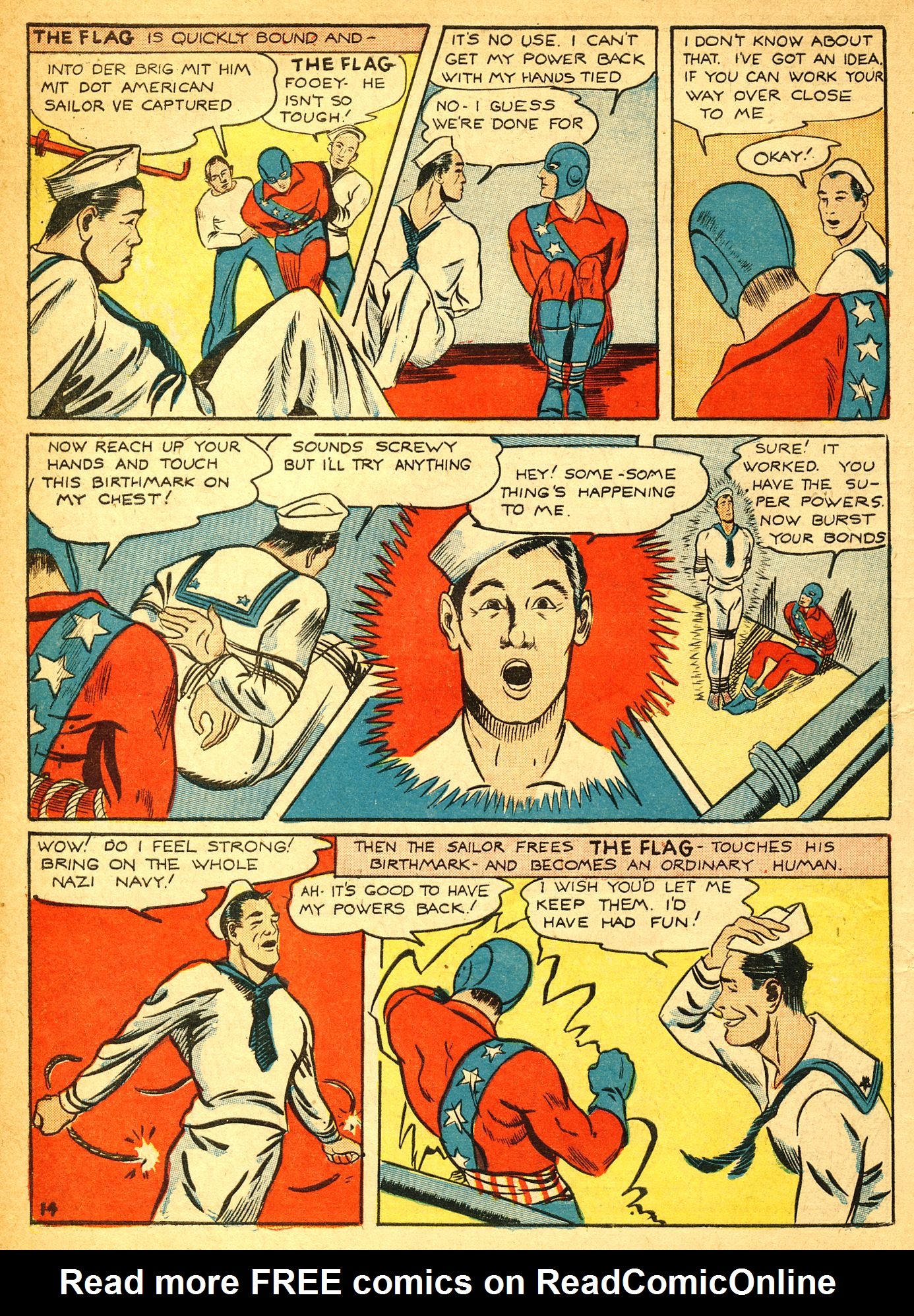 Read online Our Flag Comics comic -  Issue #2 - 15